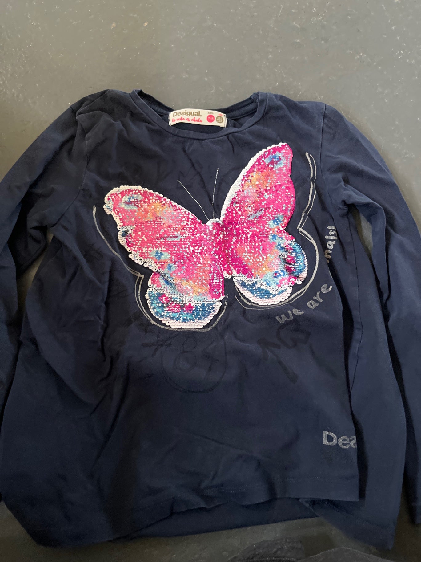Desigual Langarmshirt Dunkelblau 122