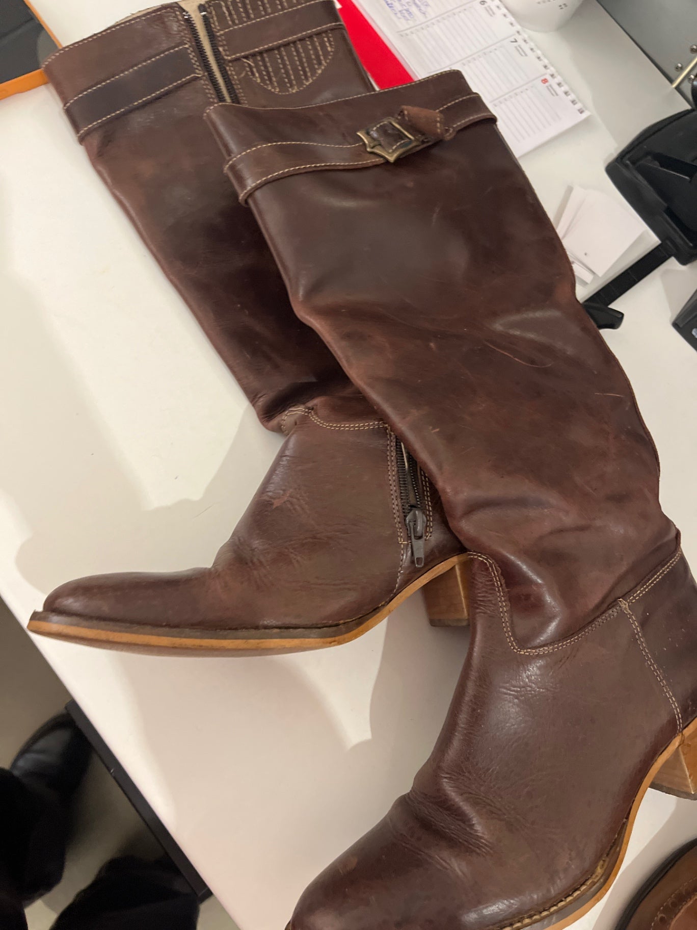 Online Shoes Stiefel Braun Gr.: 38