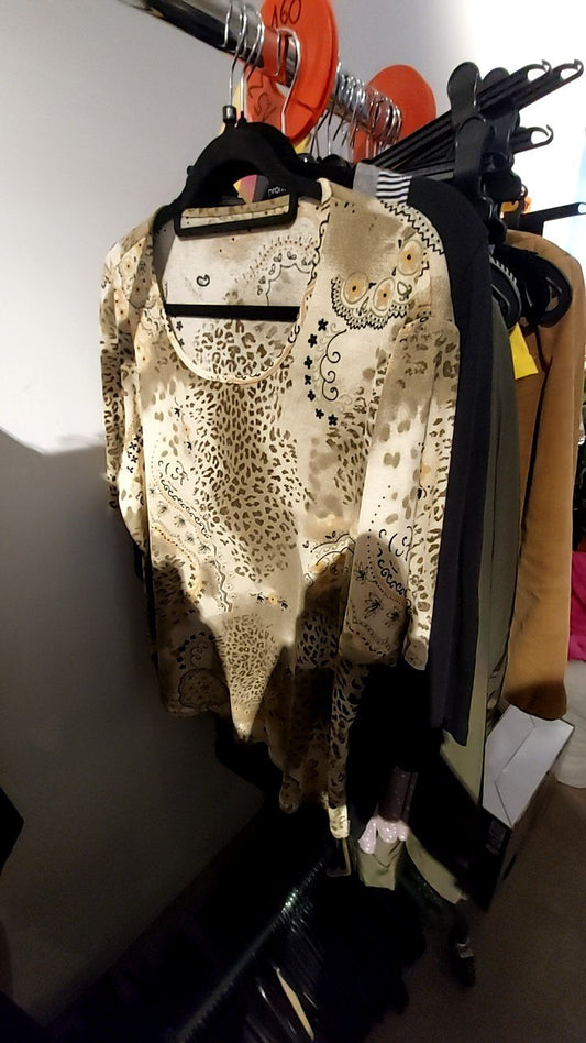 T-Shirt Beige Gr.: XXL