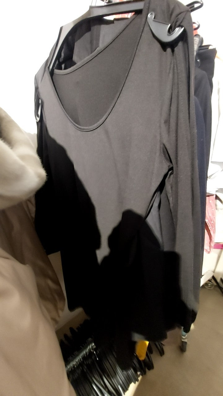 Kleid Schwarz Gr.: M