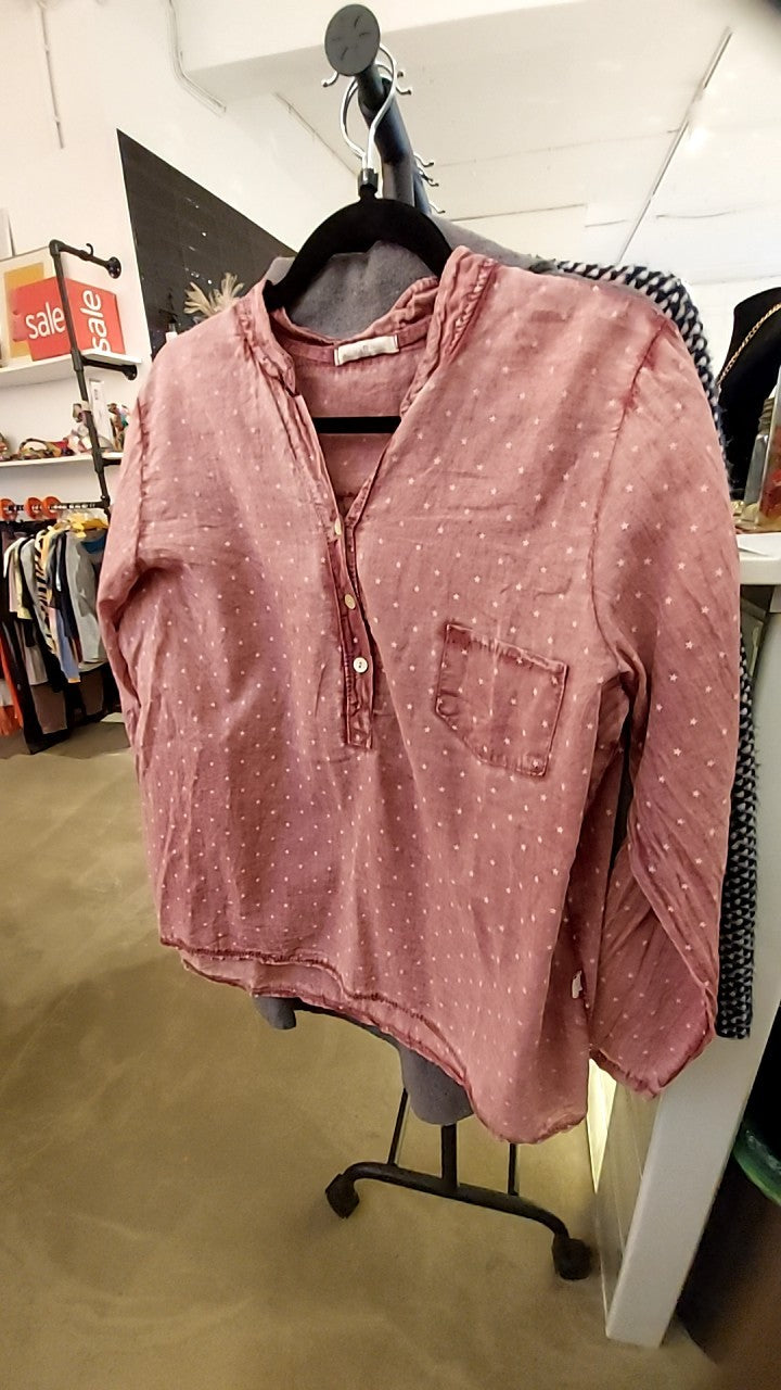 Heimatliebe Bluse Rosé Gr.: L