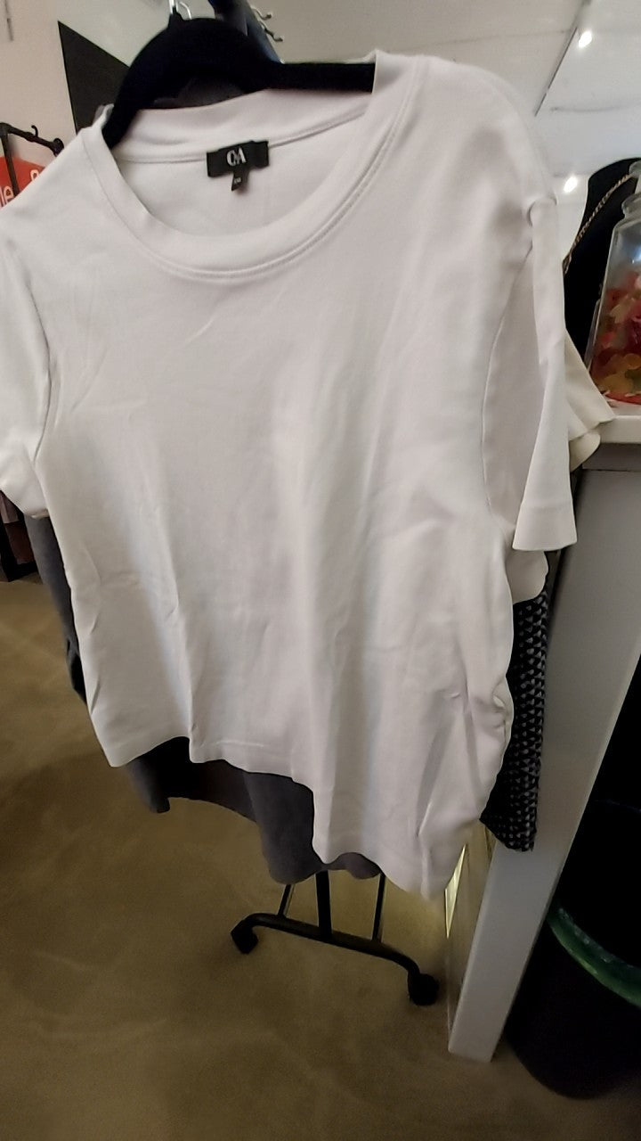 C&A T-Shirt Weiß Gr.: XXL