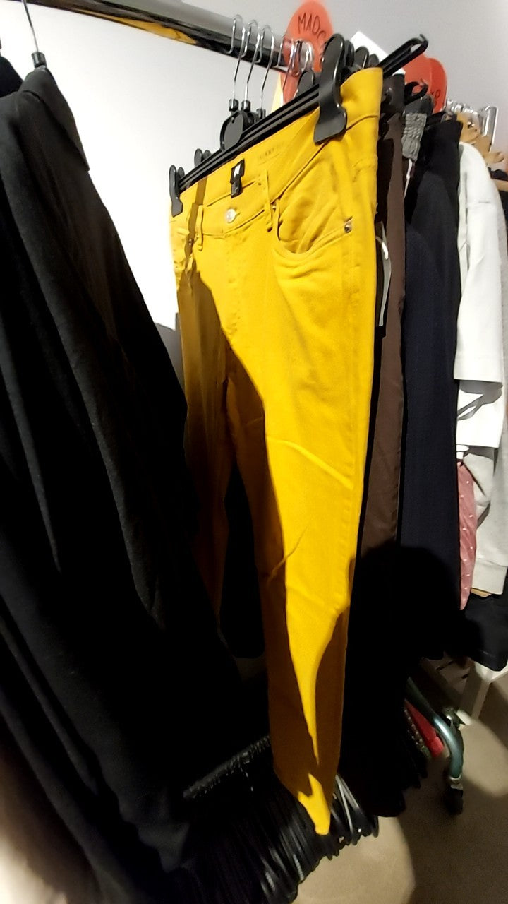 H&M Hose Gelb Gr.: 34
