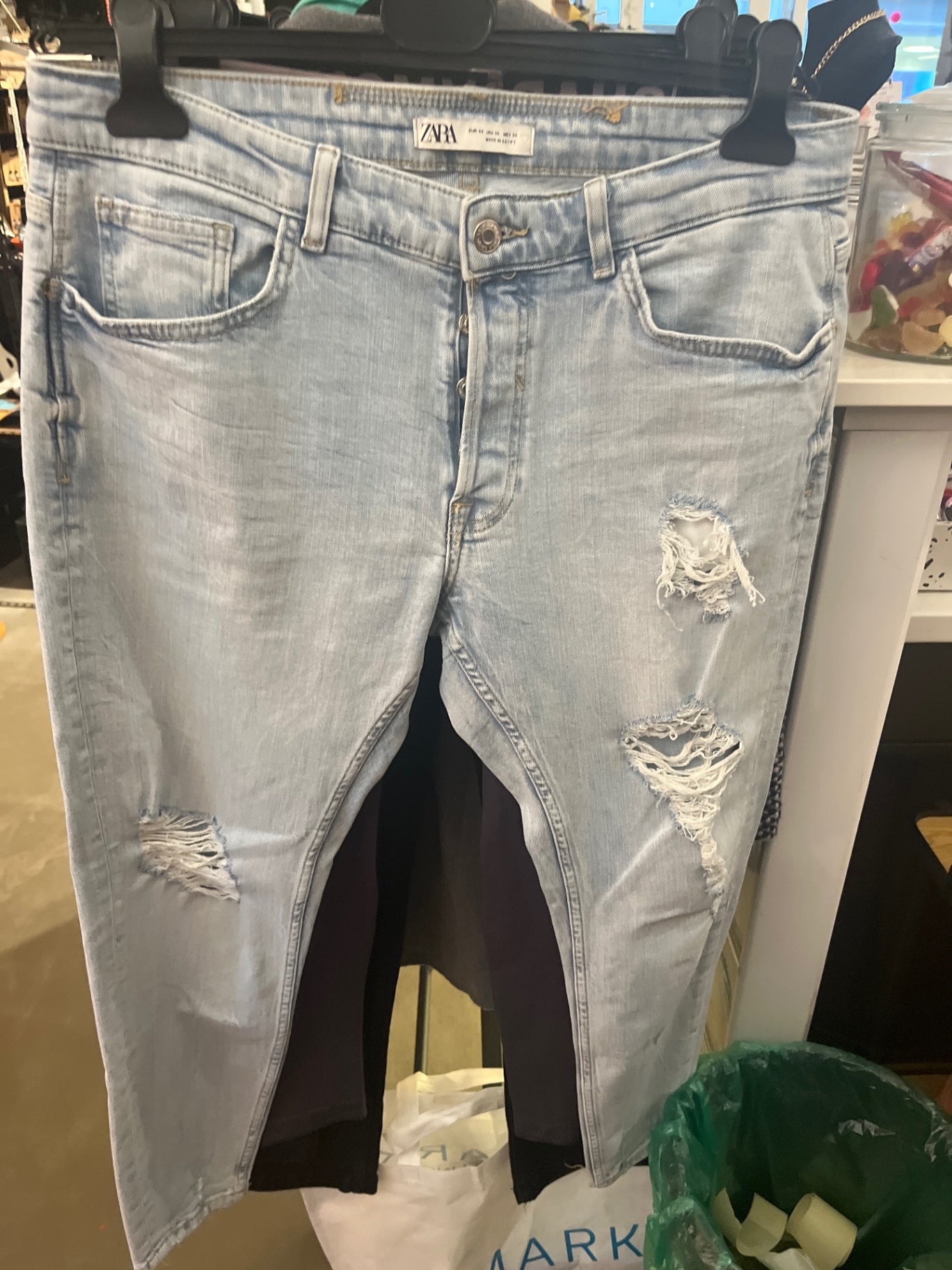 ZARA Jeans Hellblau Gr.: M/L