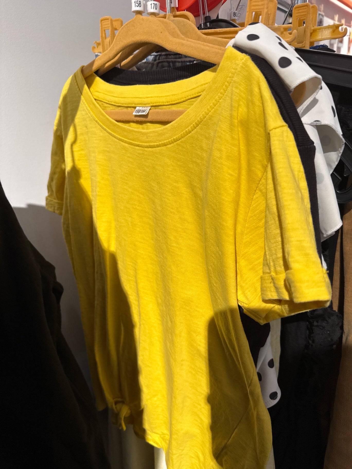 T-Shirt Gelb Gr.: 158/164
