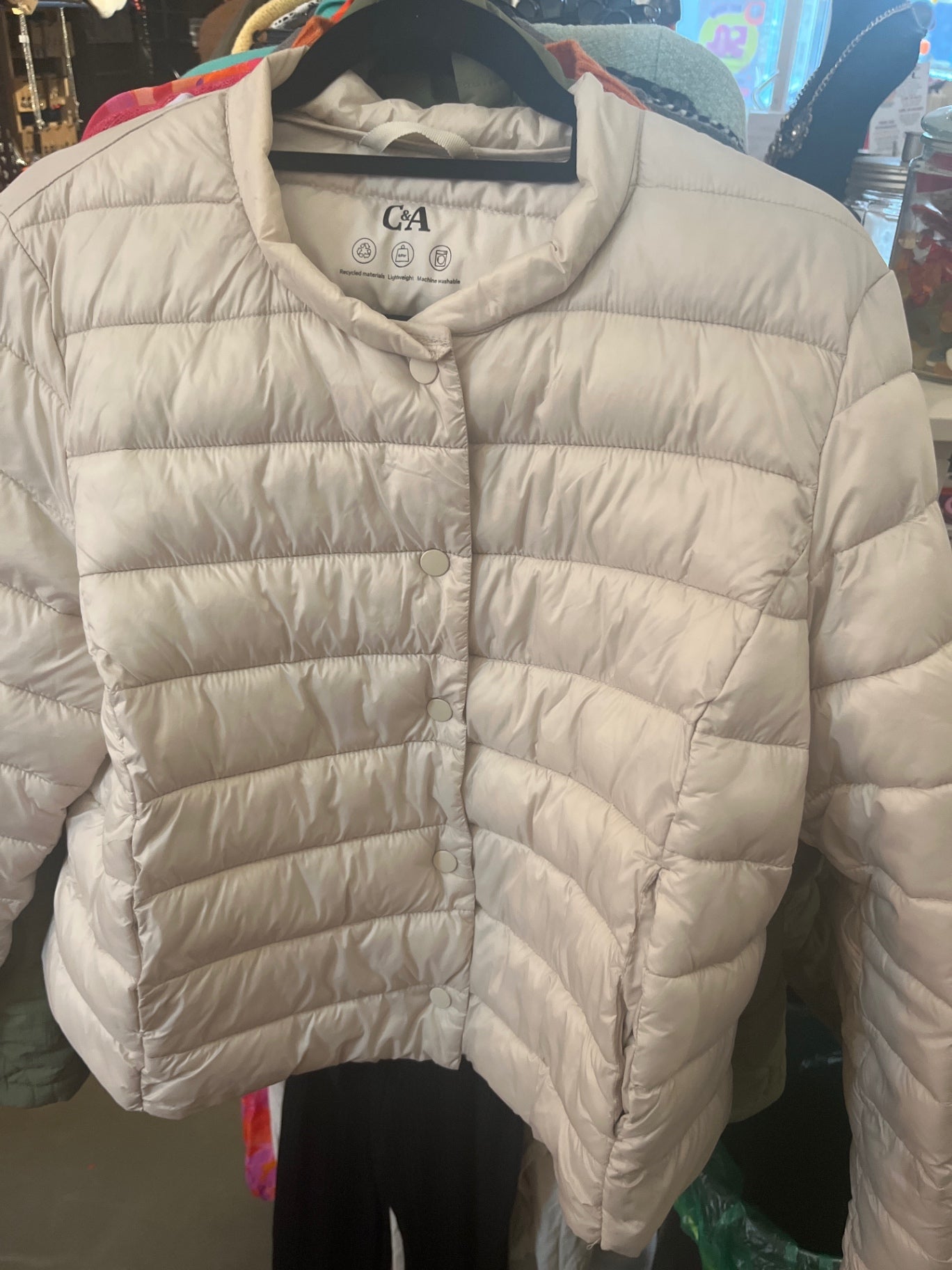 C&A Steppjacke Creme Gr.: L