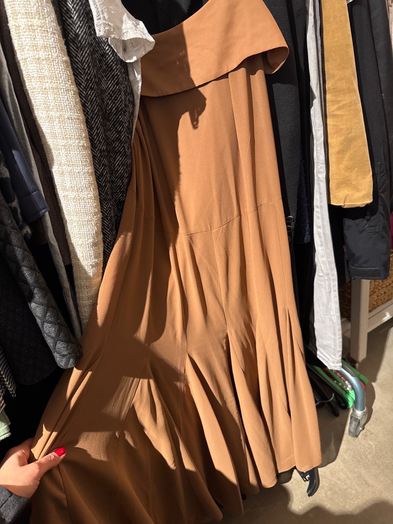 H&M Kleid Beige/tan Gr.: L