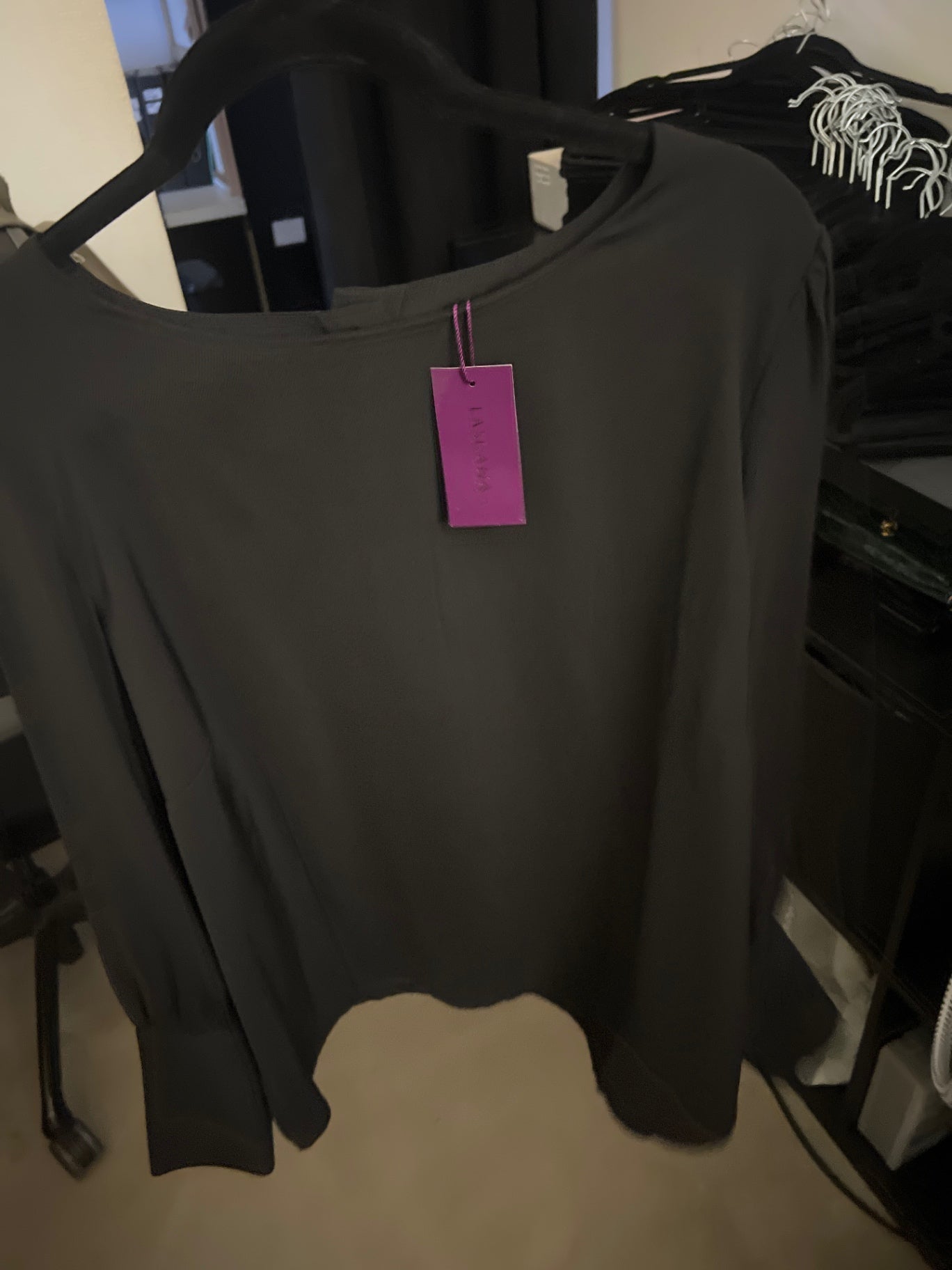 Lascana Bluse Schwarz Gr.: XL