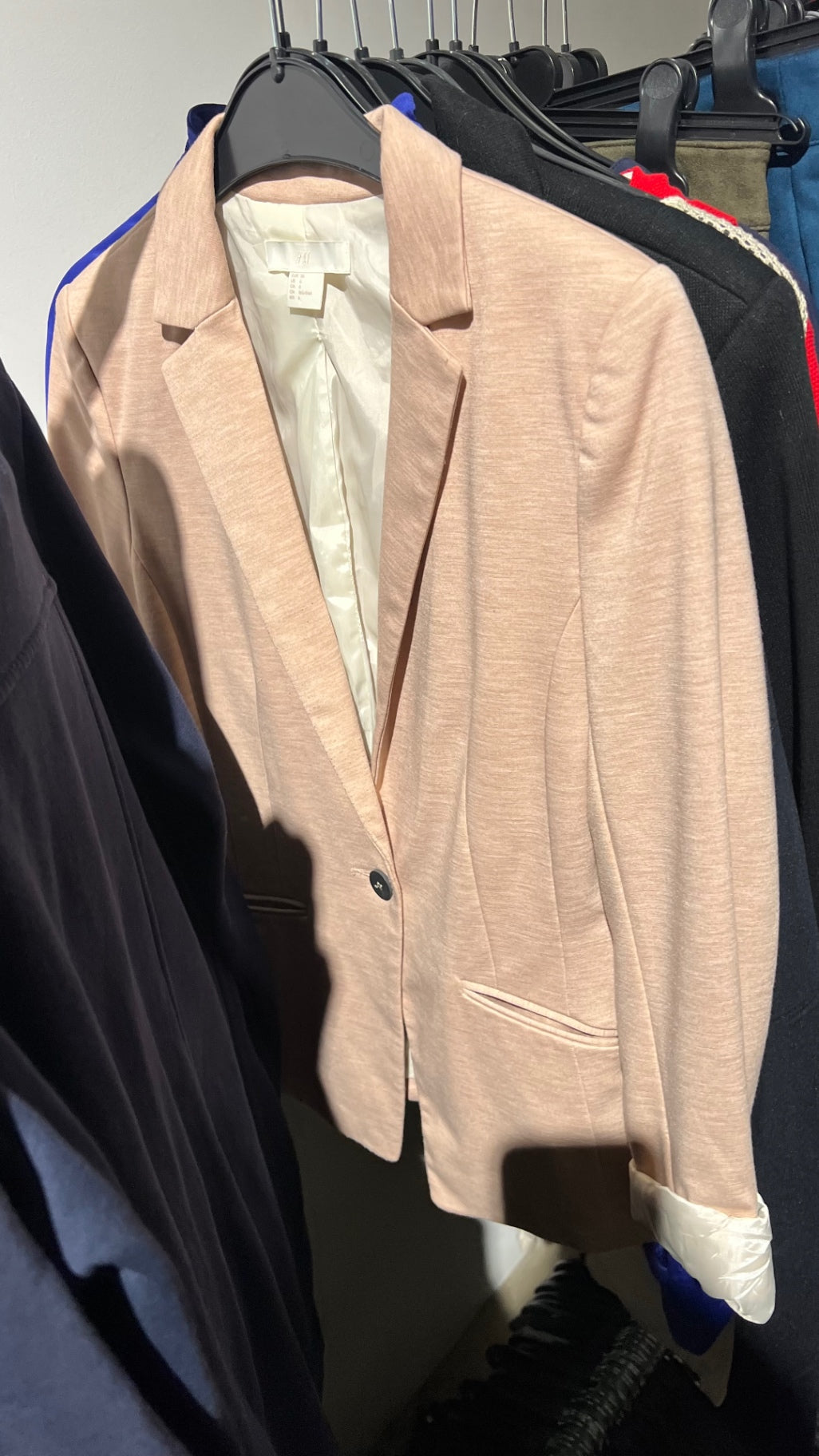 H&M Blazer Hellrosa Gr.: S