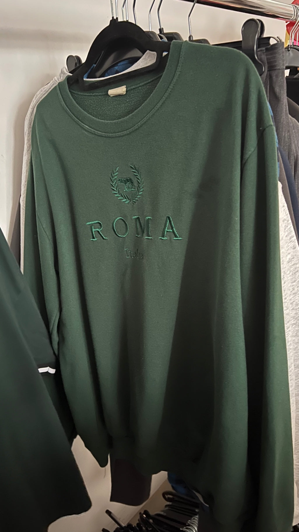 Roma Italy Pullover Grün Gr.: XL