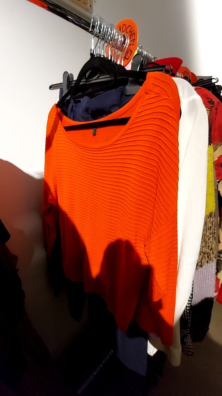 Benetton Pullover Orange Gr.: L