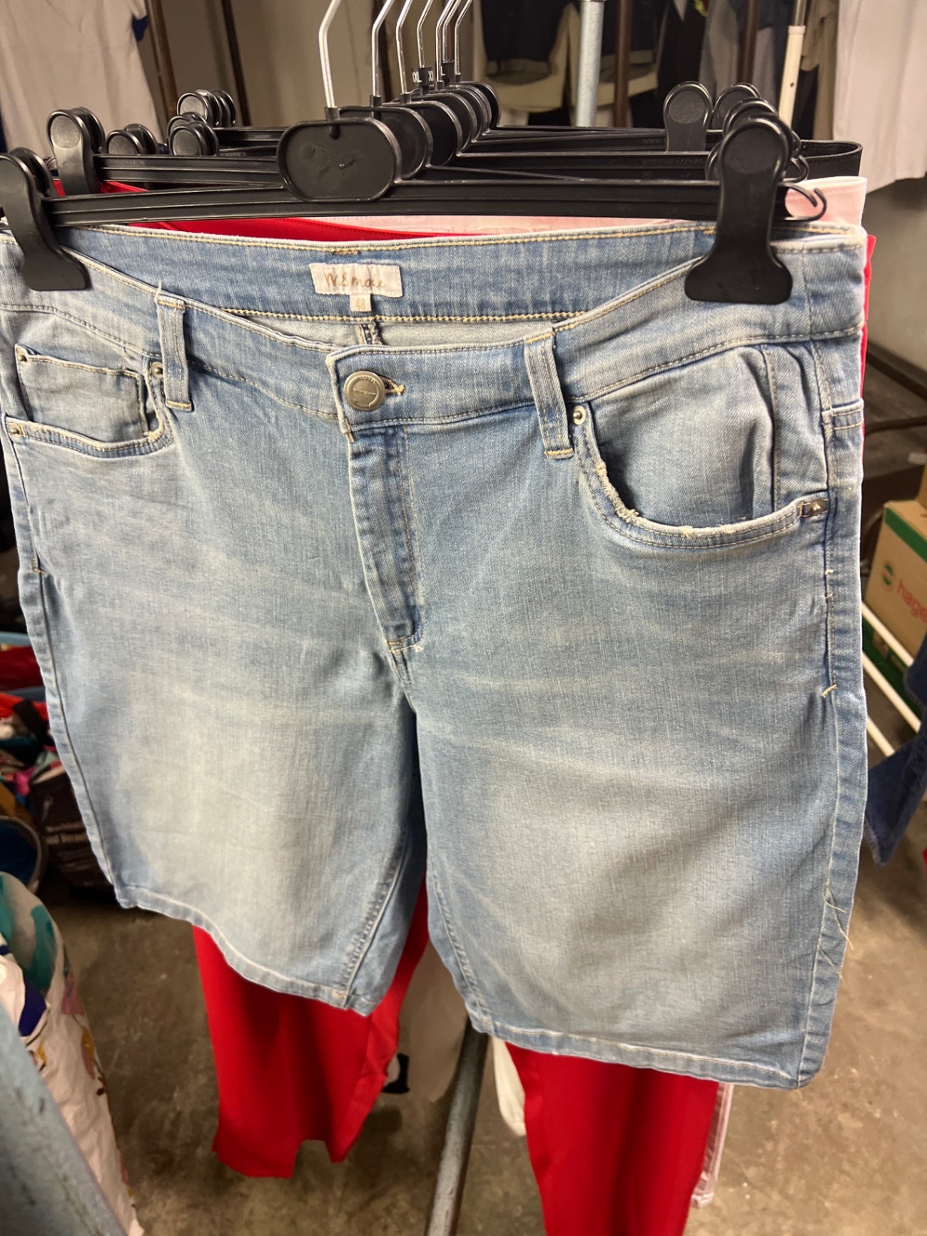 MS Mode Jeansshorts Hellblau Gr.: 48