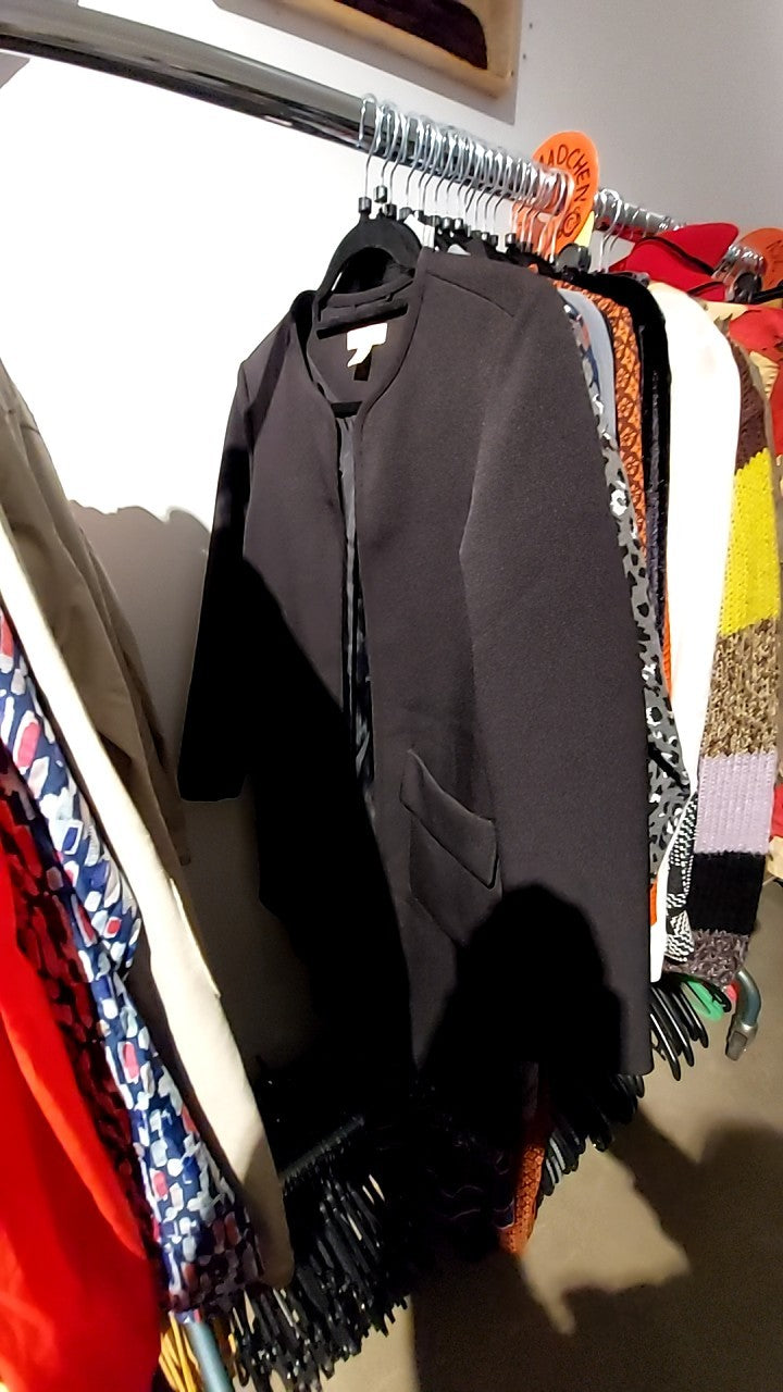 H&M Longblazer Schwarz Gr.: S