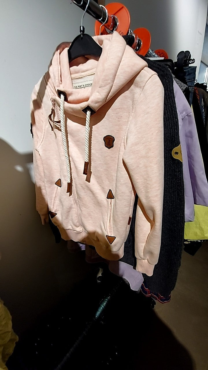 NAKETANO Sweatjacke Hellrosa Gr.: S