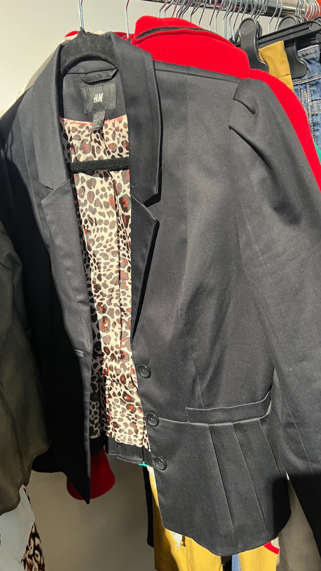 H&M Blazer Schwarz Gr.: M