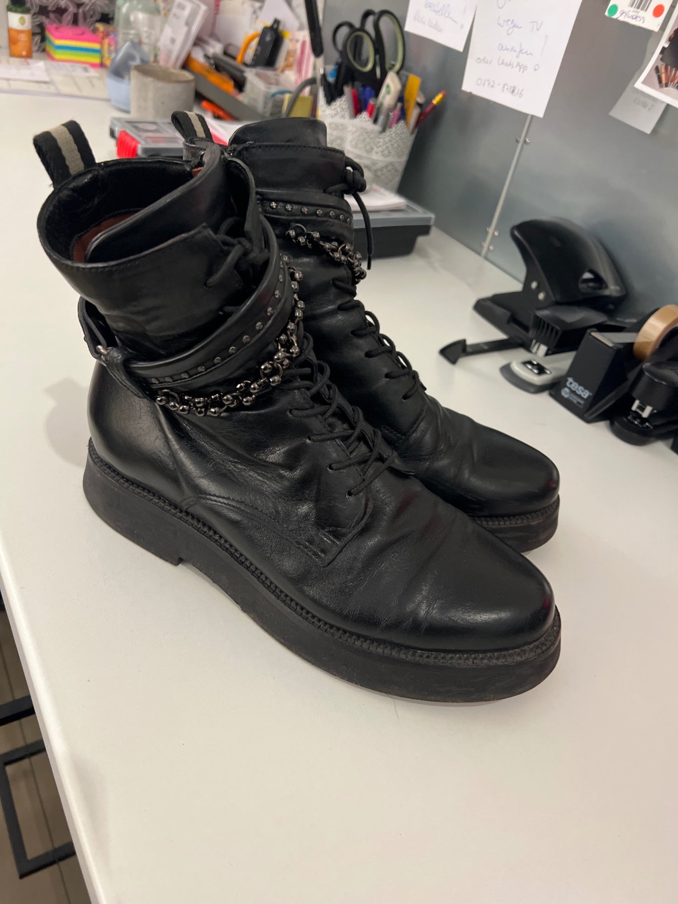 Mijus Boots Schwarz Gr.: 40