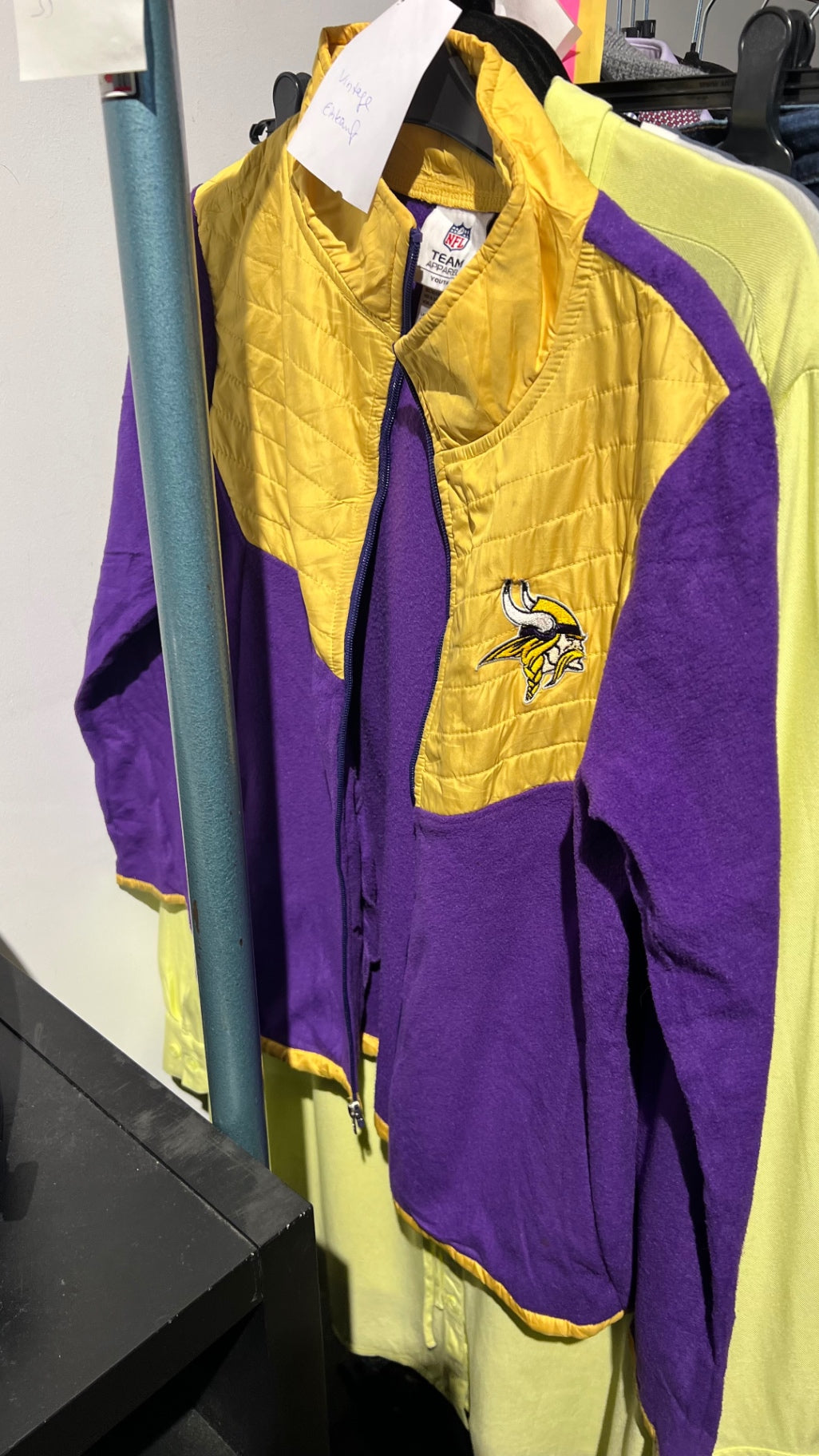 NFL Jacke Gelb und Lila 