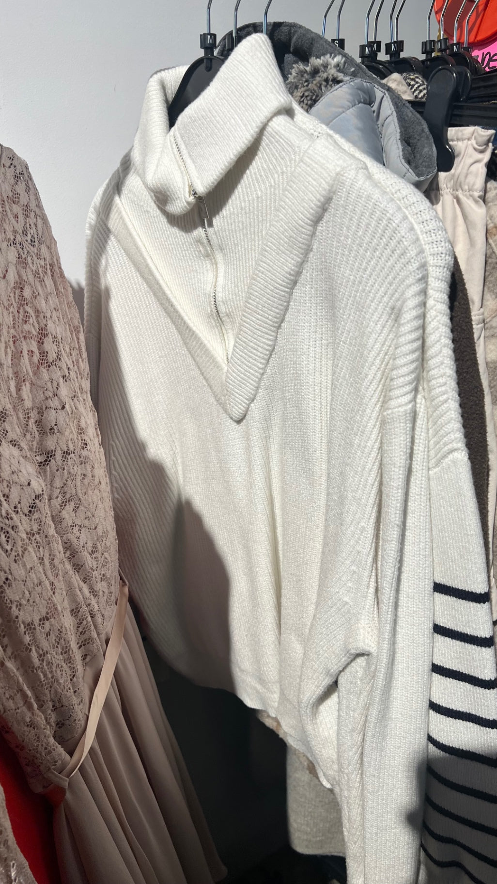 Mango Pullover Weiß Gr.: M