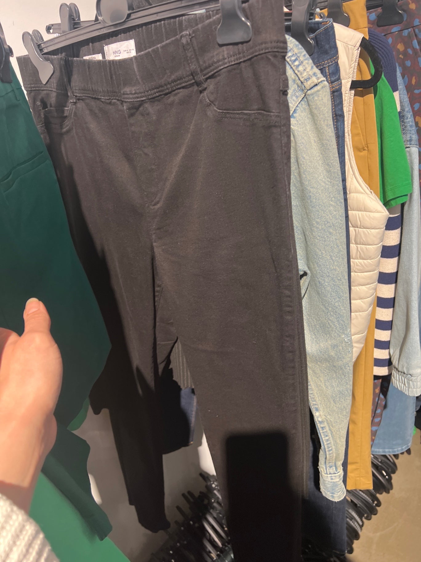 Mango Jeans Schwarz Gr.: 48