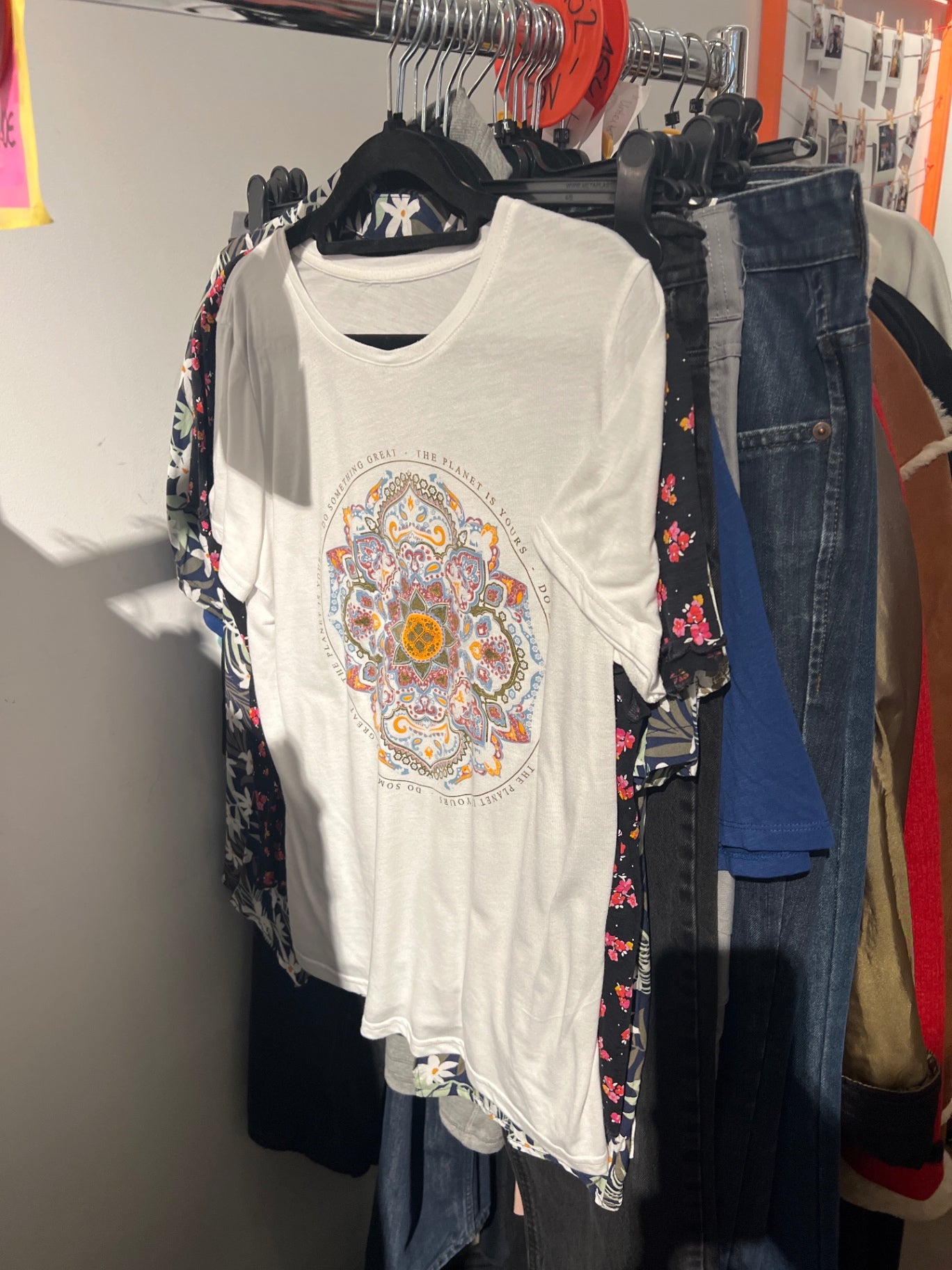 T-Shirt Weiß Gr.: M