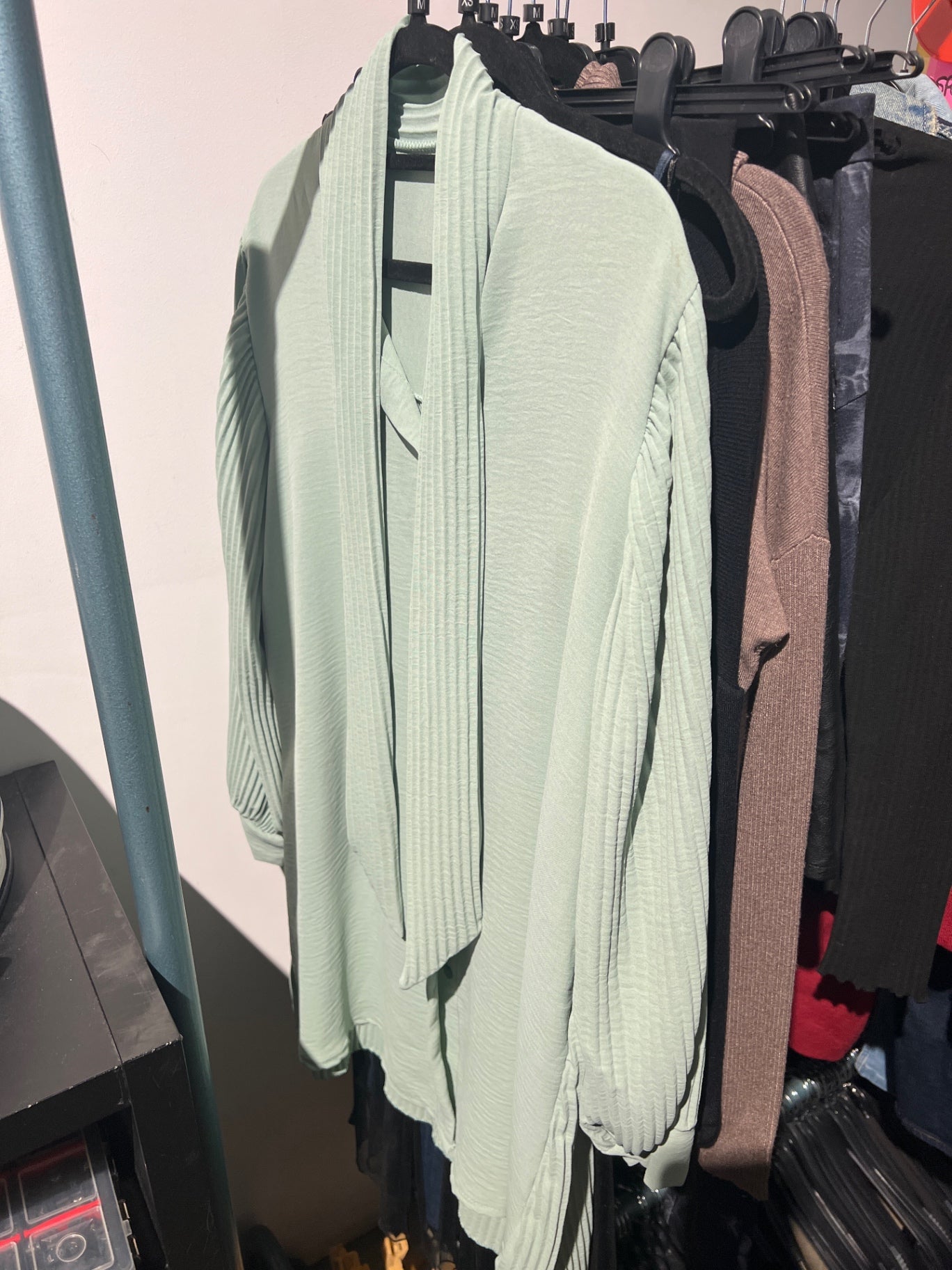 Made in Italy Bluse Hellgrün Gr.: M