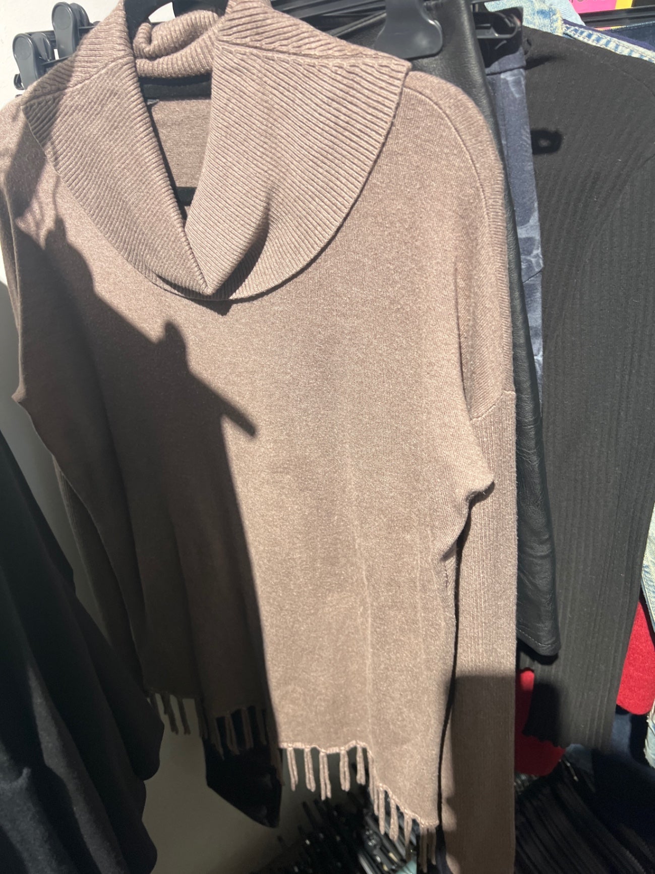 Pulli Fransen Braun Gr.: M