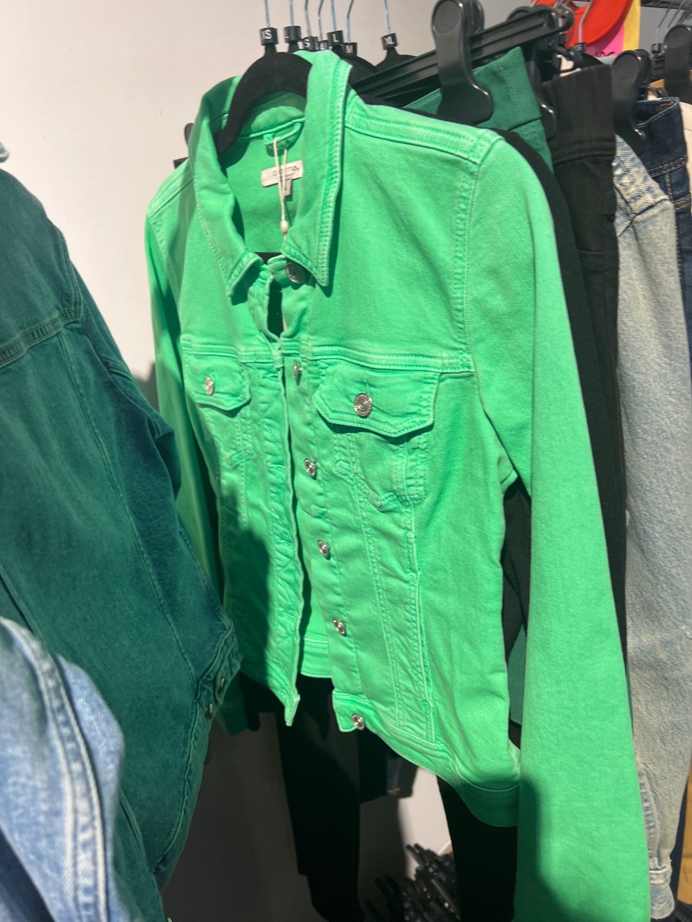 Comma Jeansjacke Grün Gr.: XS