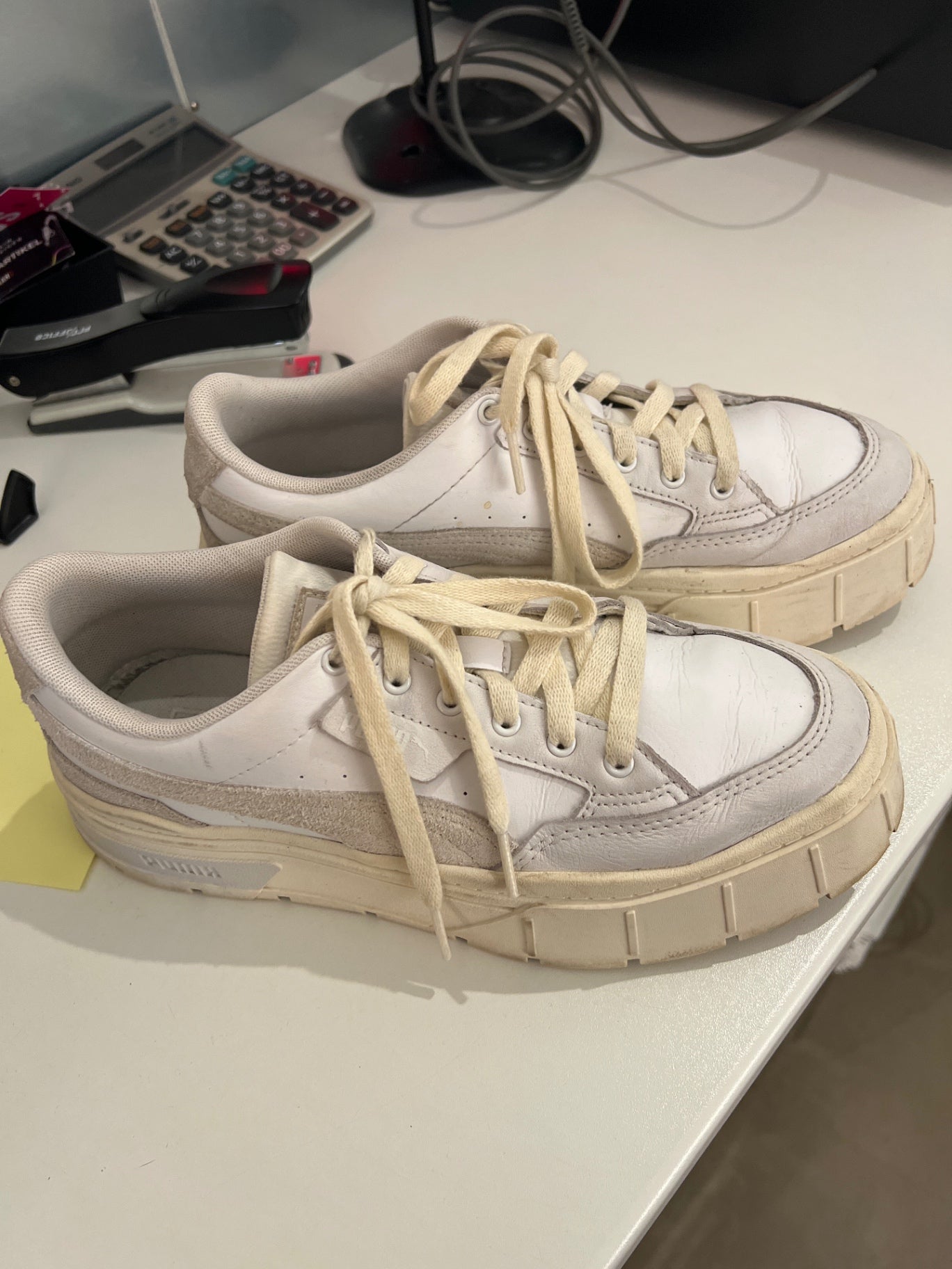 Puma Schuhe Creme/Beige Gr.: 39