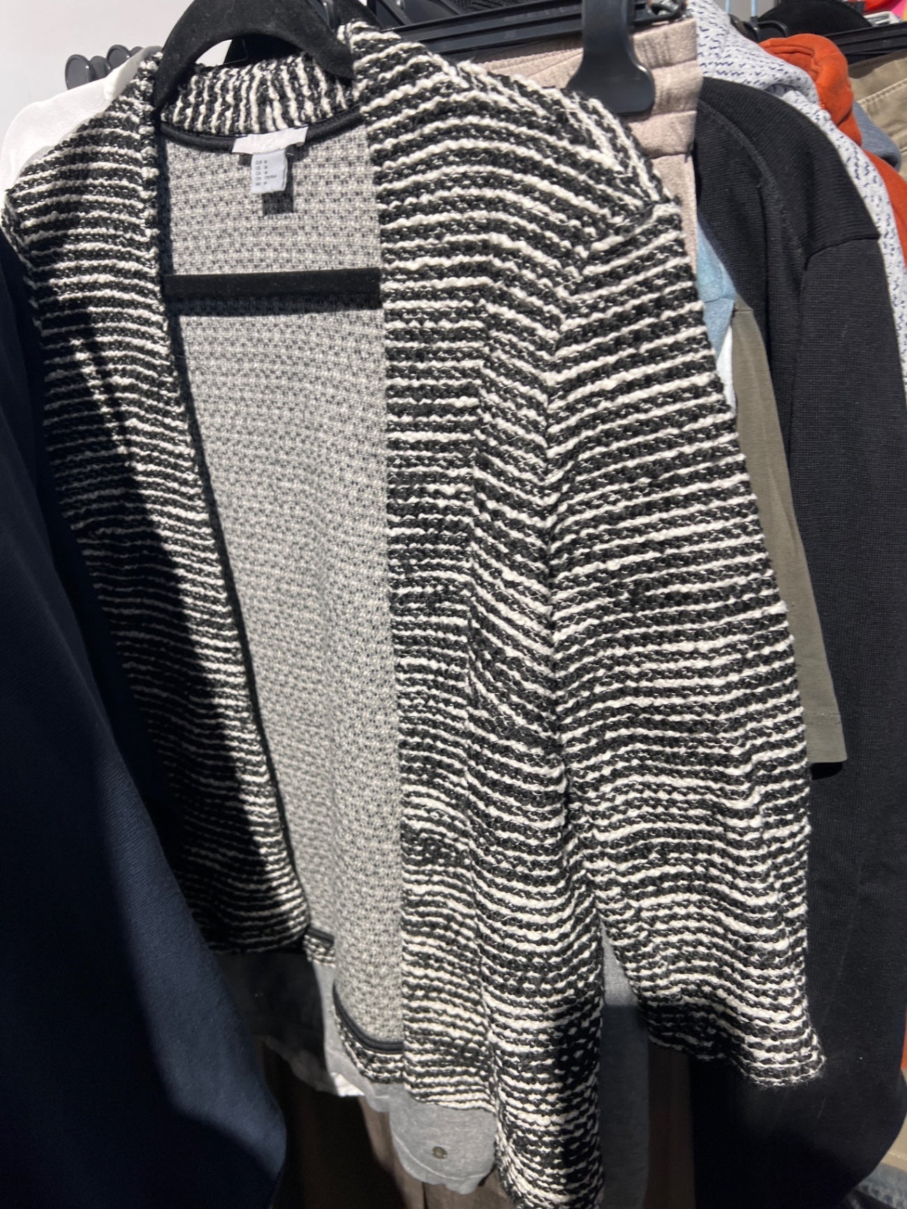 H&M Jacke Schwarz und Weiß Gr.: M