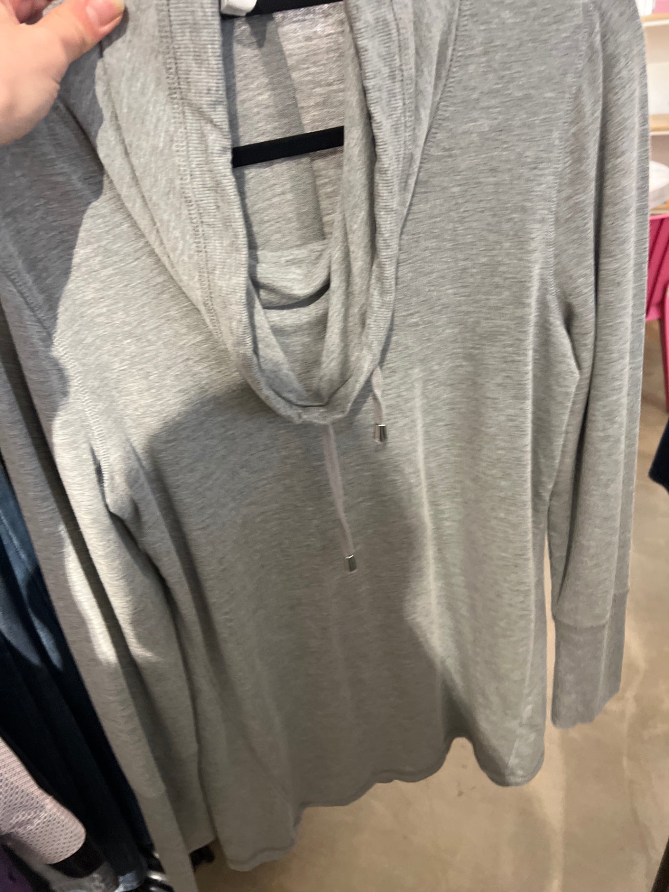 Hoodie Grau Gr.: L