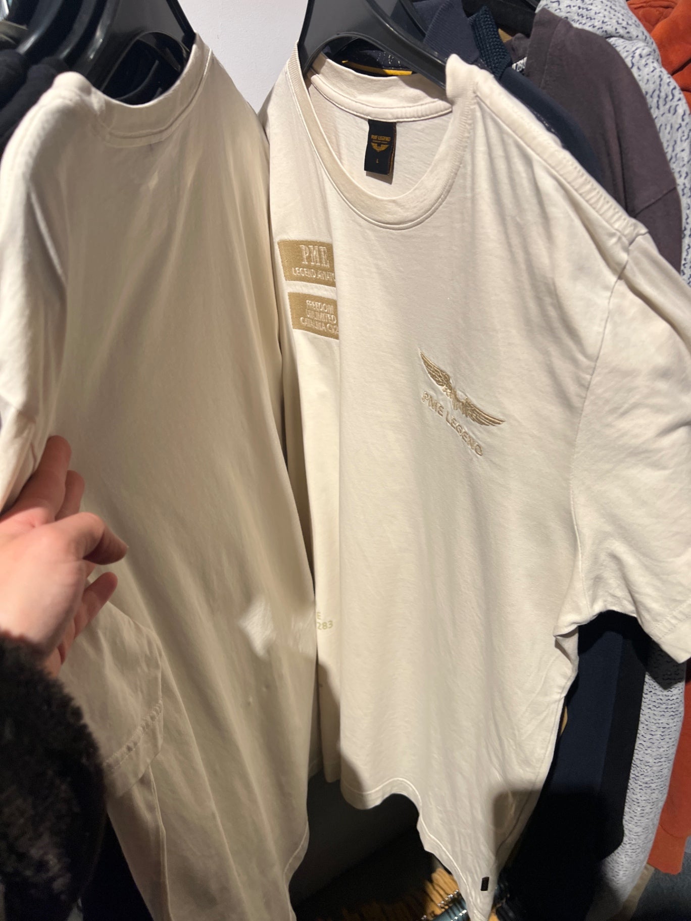 PME Legend T-Shirt Creme Gr.: L