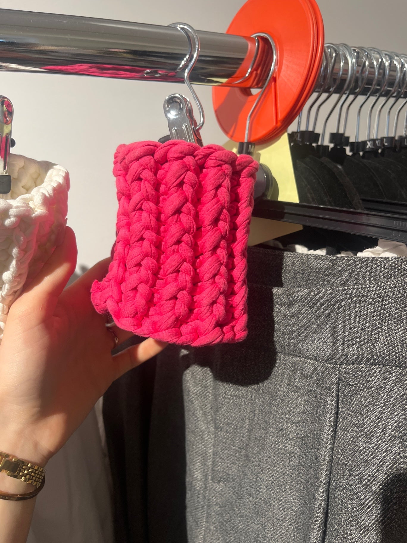 Handmade Pulswärmer Pink 