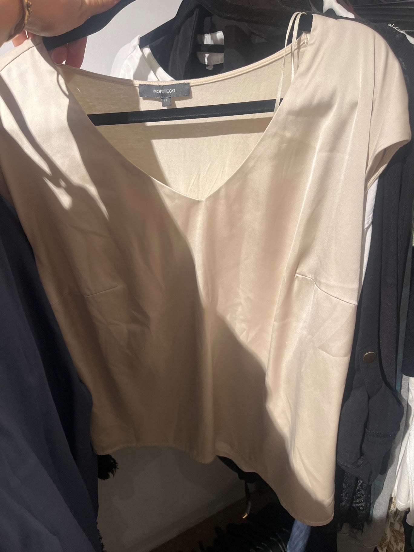 MONTEGO Bluse Beige Gr.: XL