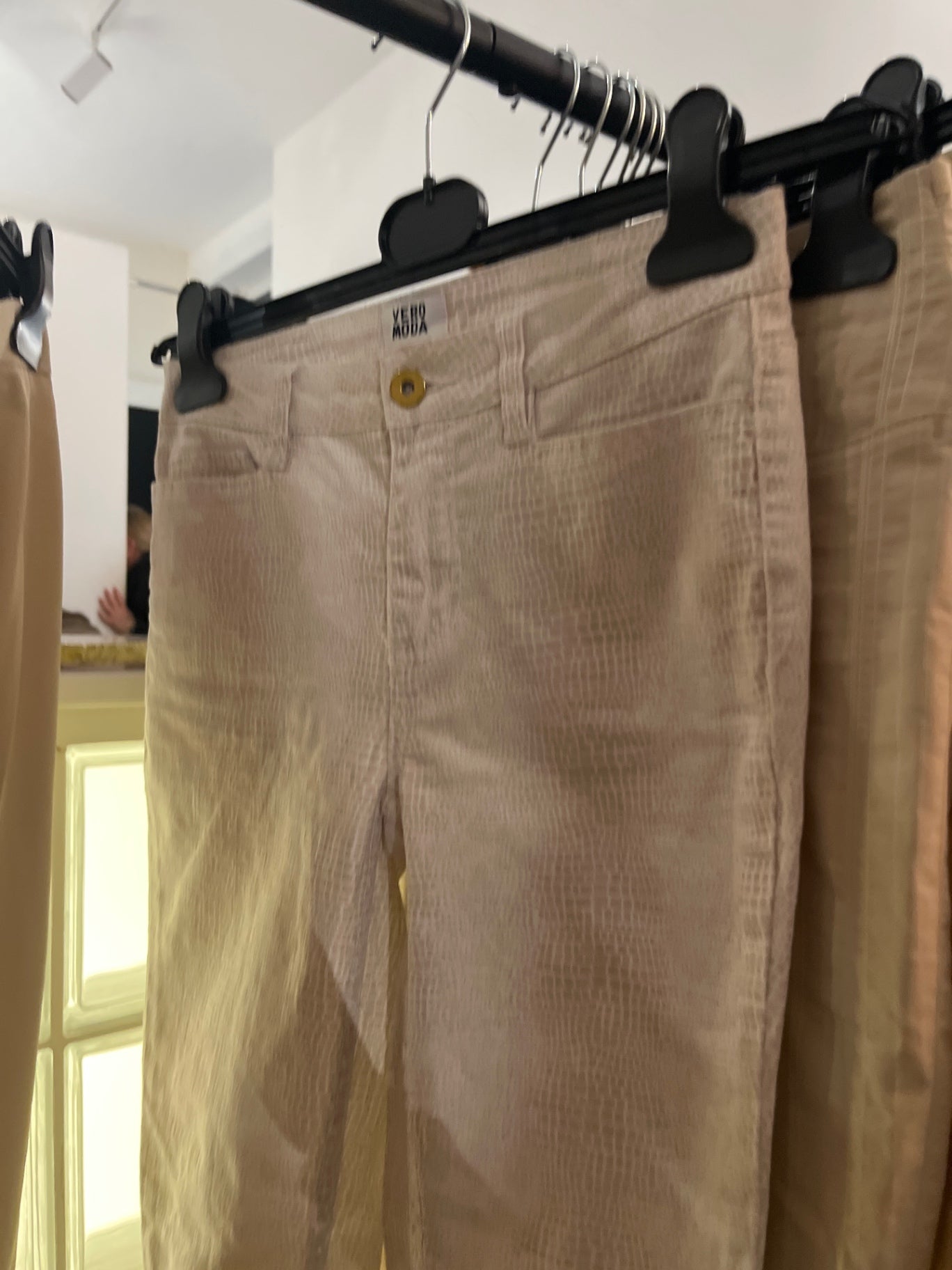 Veto Moda Hose Beige Kroko Gr.: XS