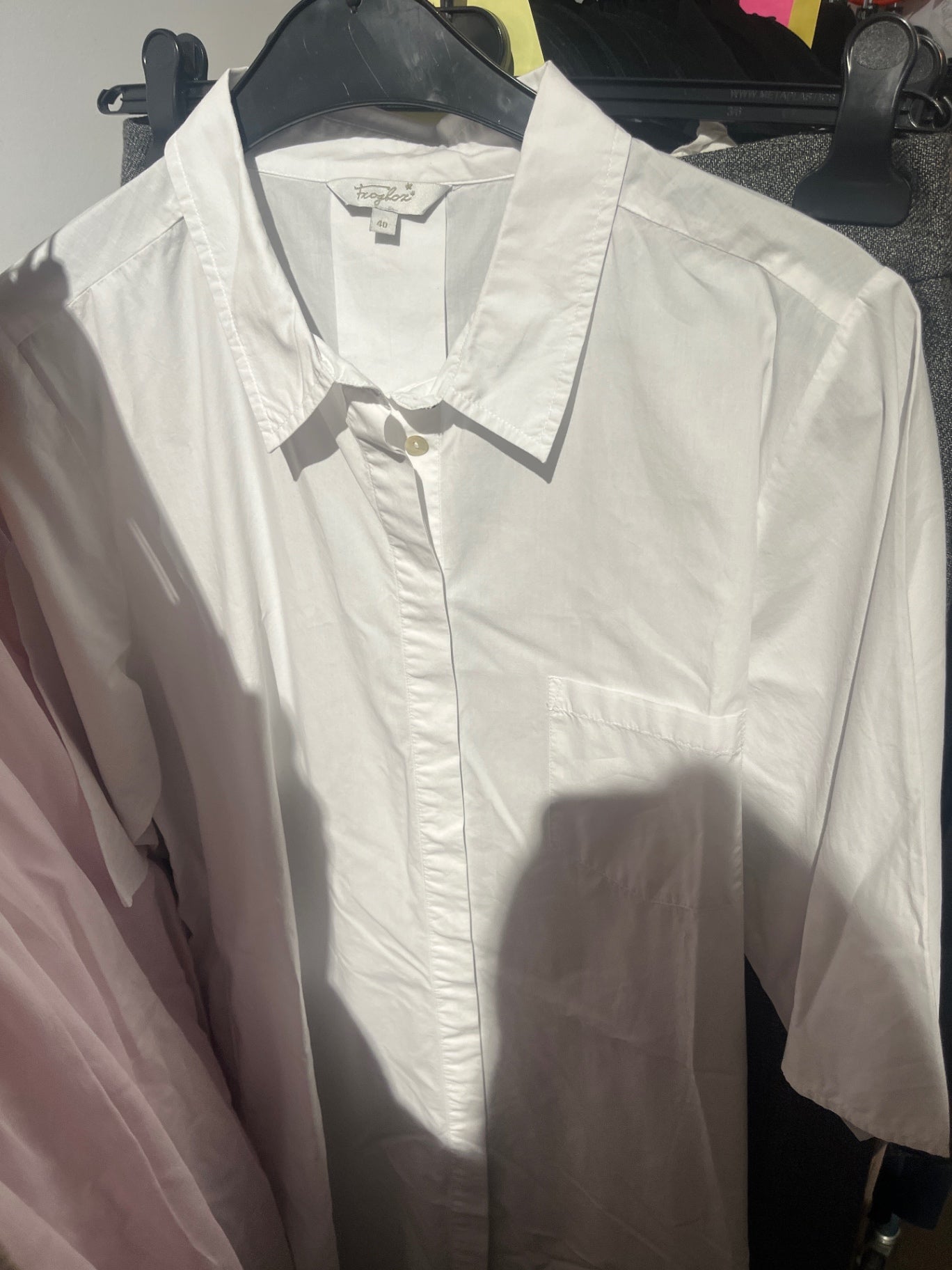 Frogbox Bluse Weiß Gr.: M
