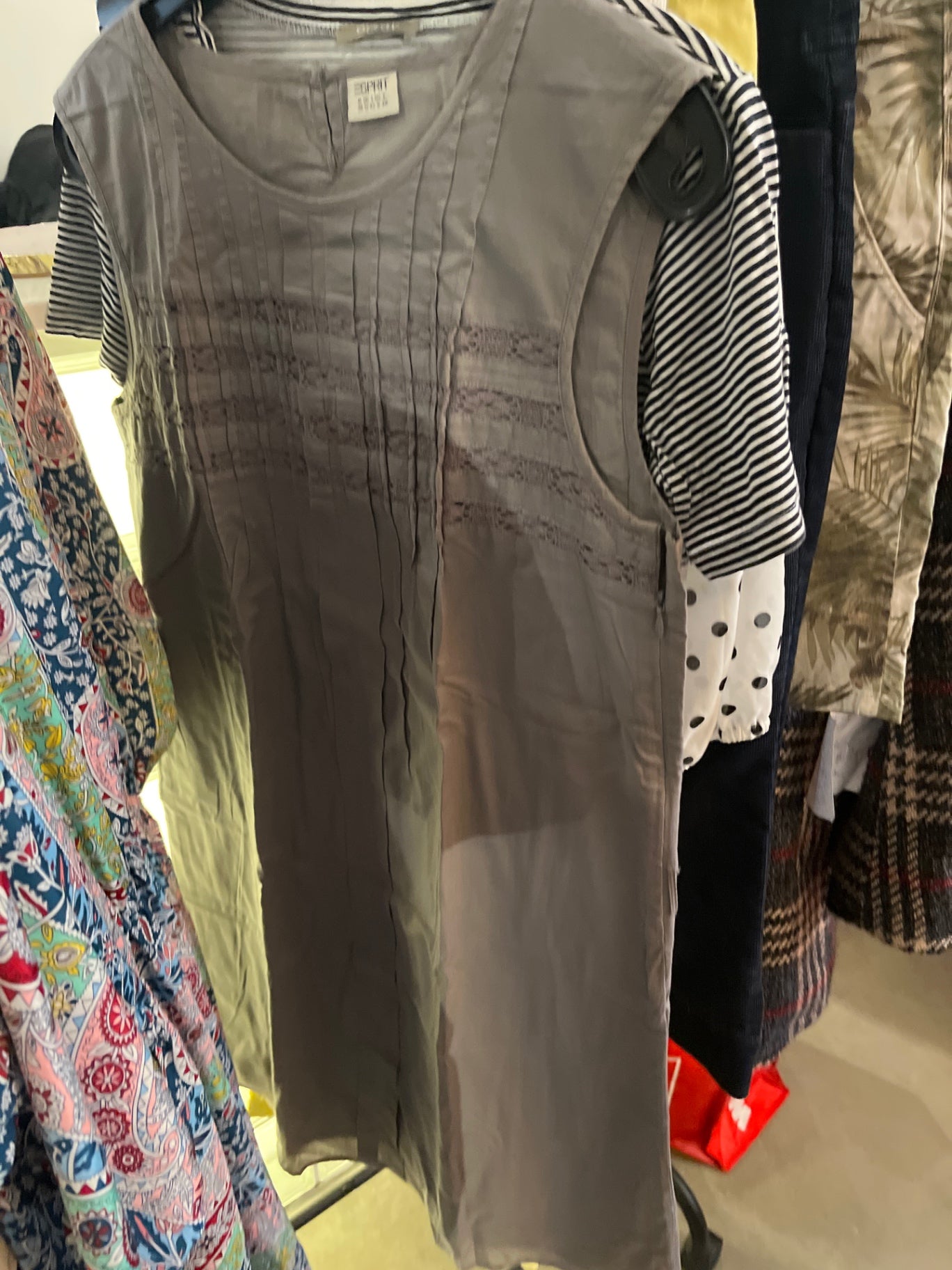 Esprit Kleid Grau Gr.: M