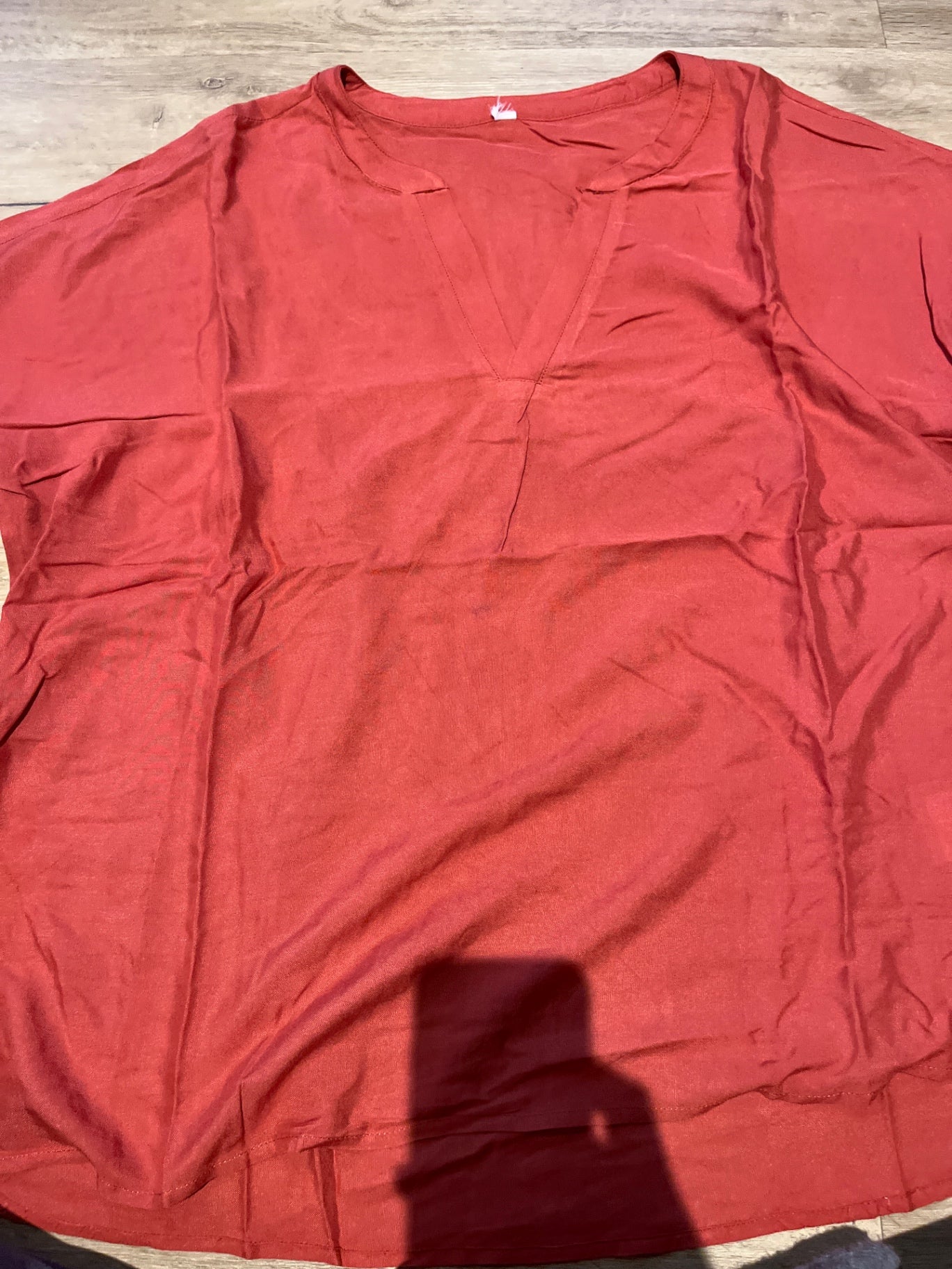 T-Shirt Rot Gr.: L