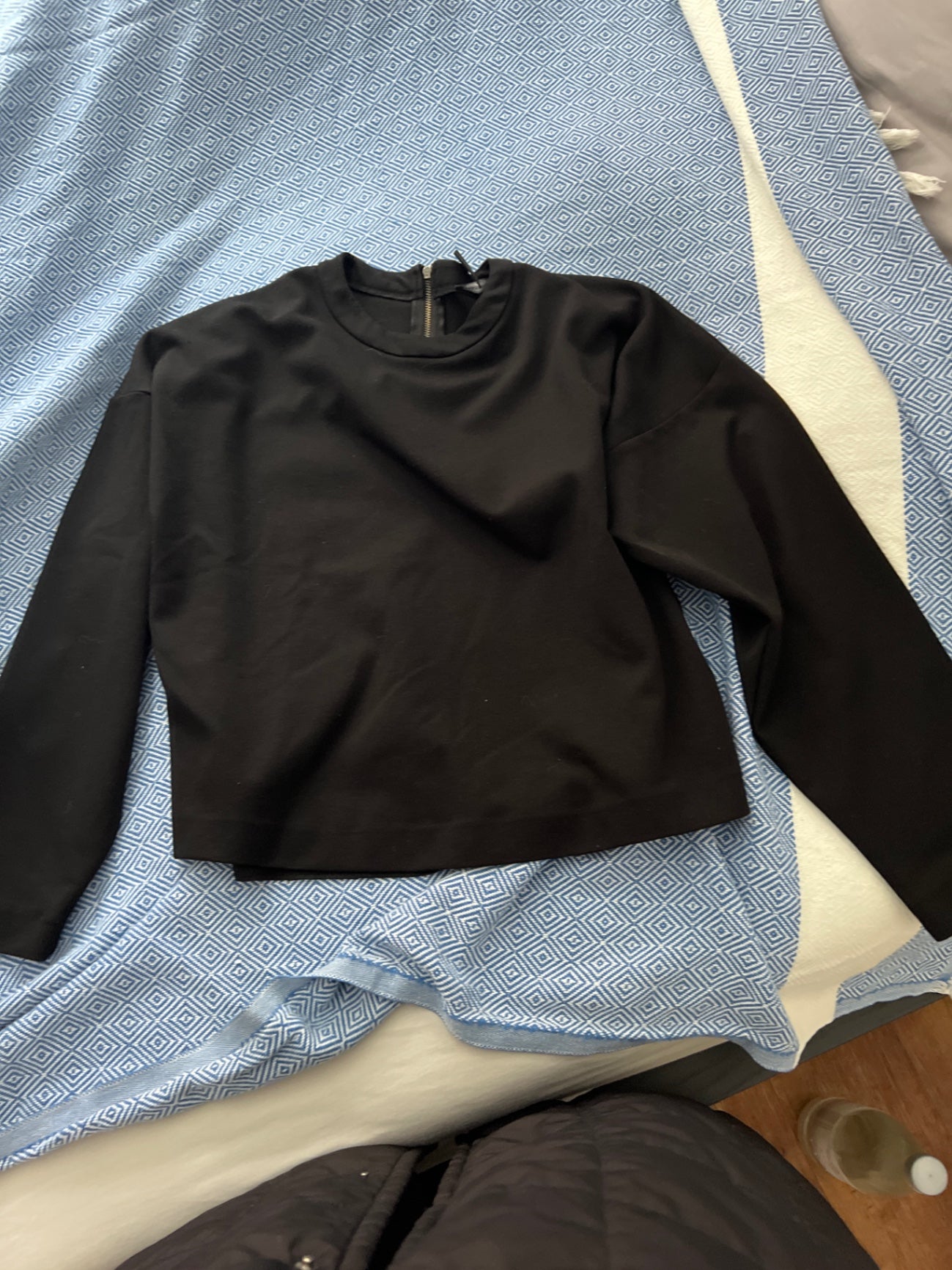 Mango Sweatshirt Schwarz Gr.: M