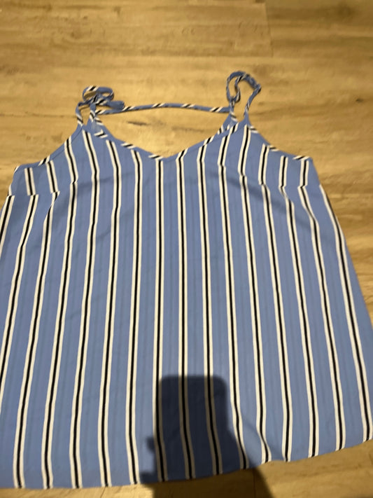Top Blau Weiß Streifen Gr.: S