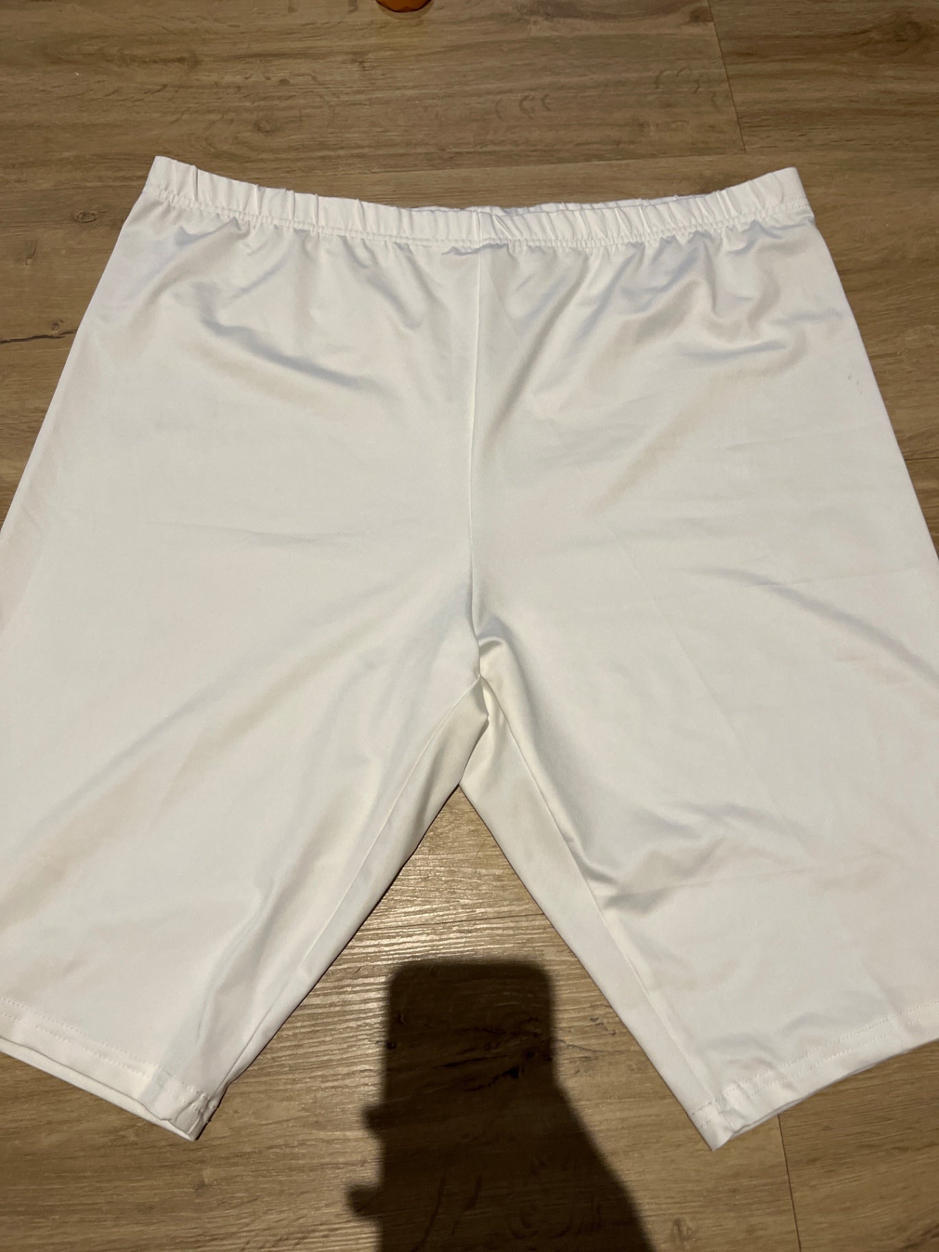 SHEIN Curve Radlerhose Weiß Gr.: XXL