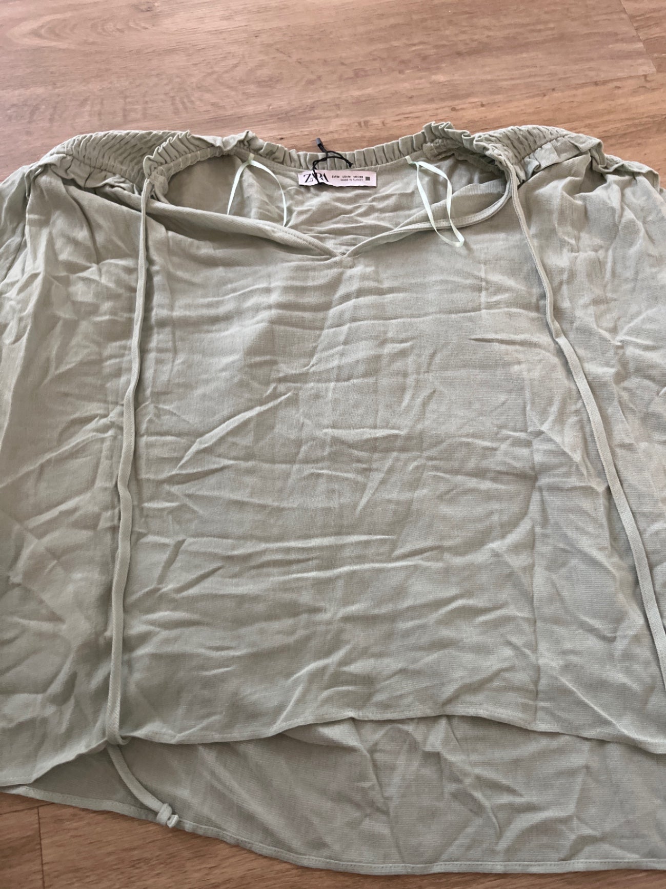 Zara Bluse Hellgrün Gr.: M
