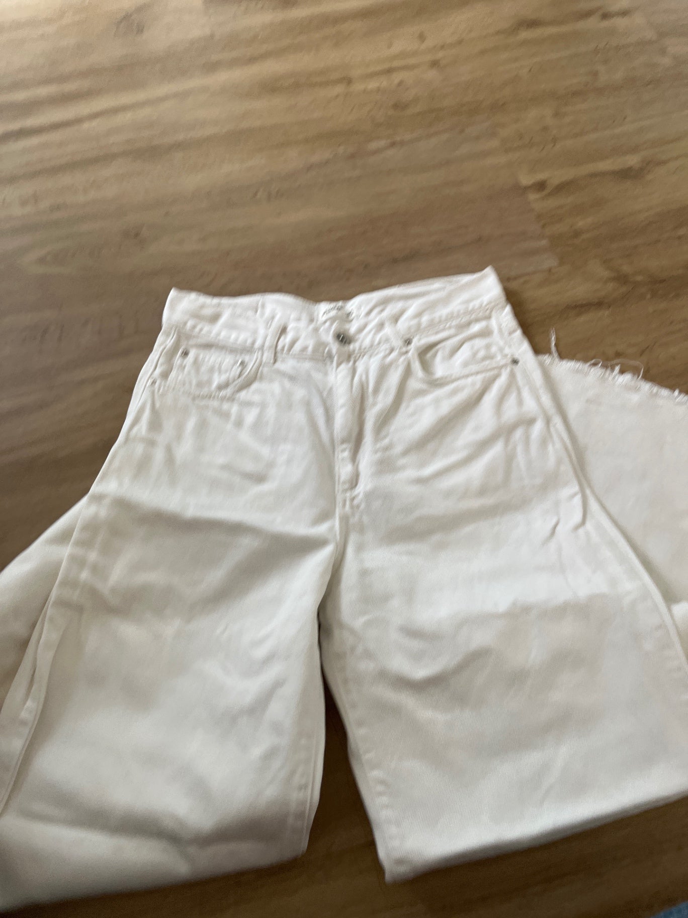 PULL&BEAR Jeans Weiß Gr.: M