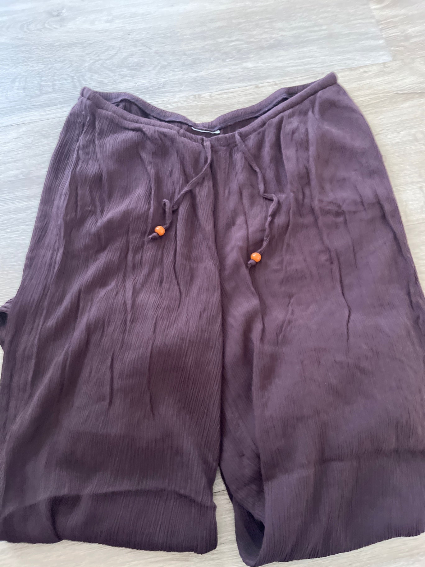 Palazzo-Hose Braun Gr.: M