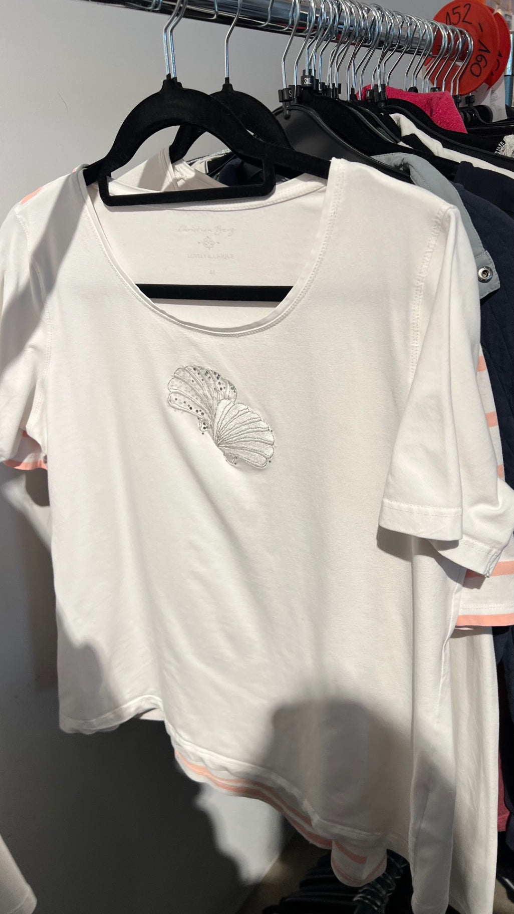 Christian Berg T-Shirt Weiß Gr.: XL