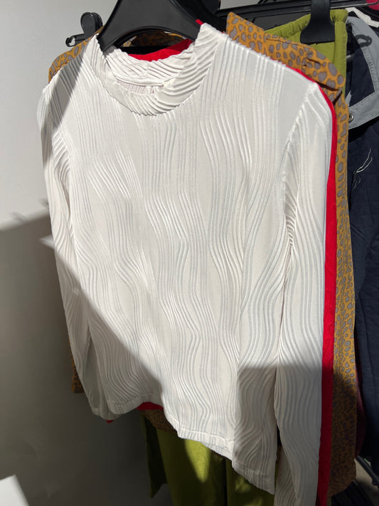 Shoeby Langarmshirt Weiß Gr.: XL