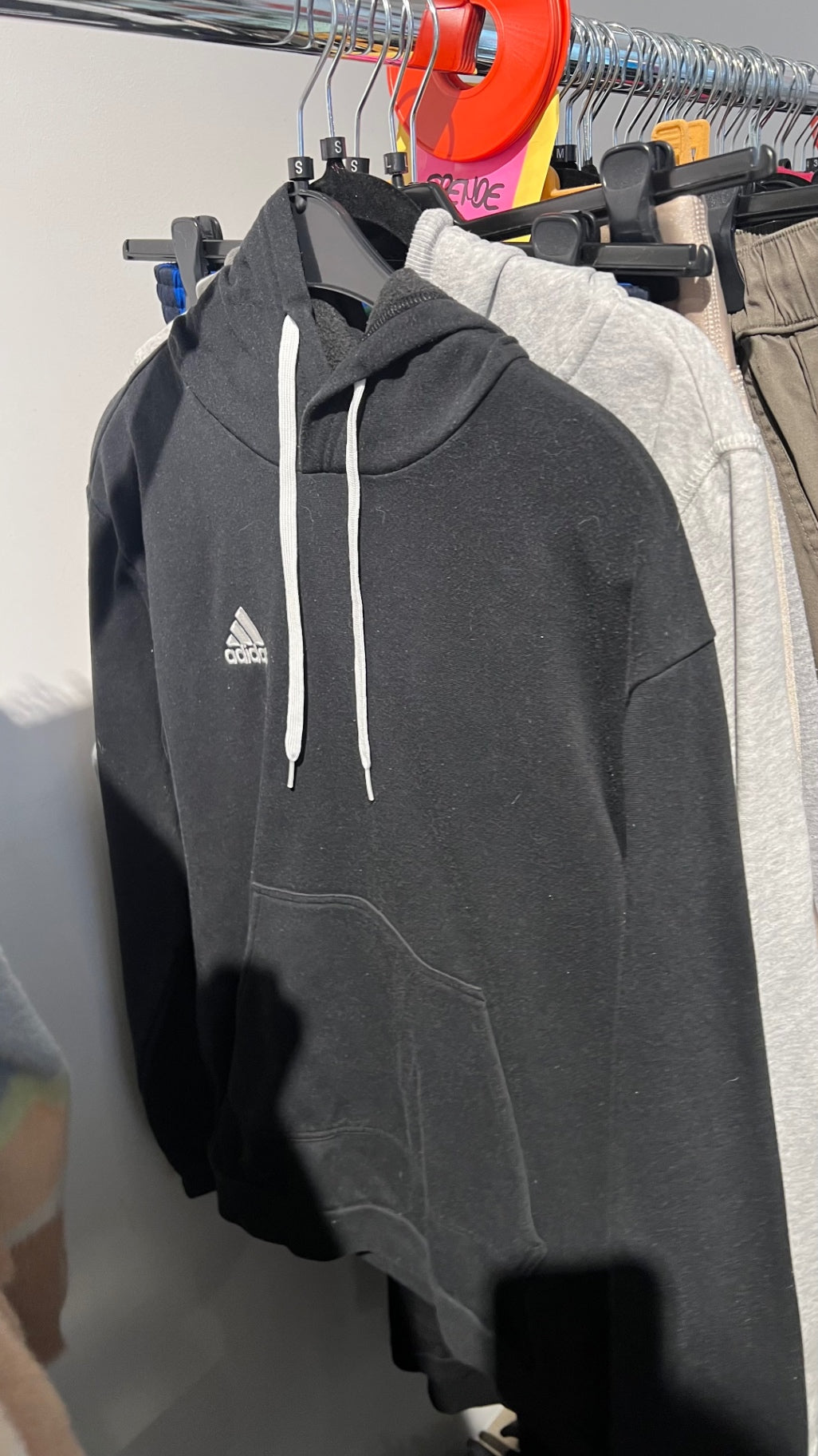 adidas Hoodie Schwarz Gr.: M