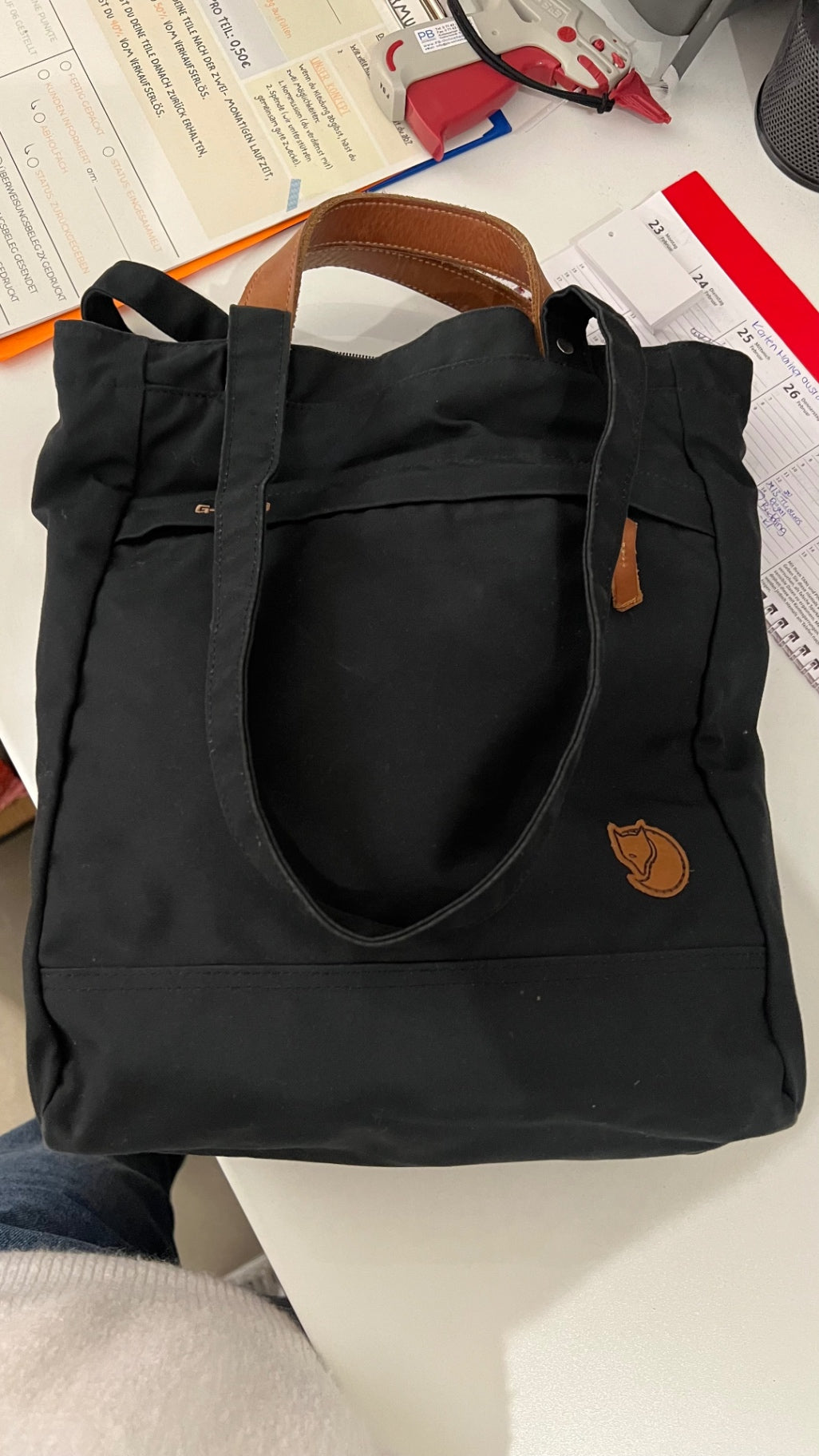 Fjällräven Tasche Schwarz 