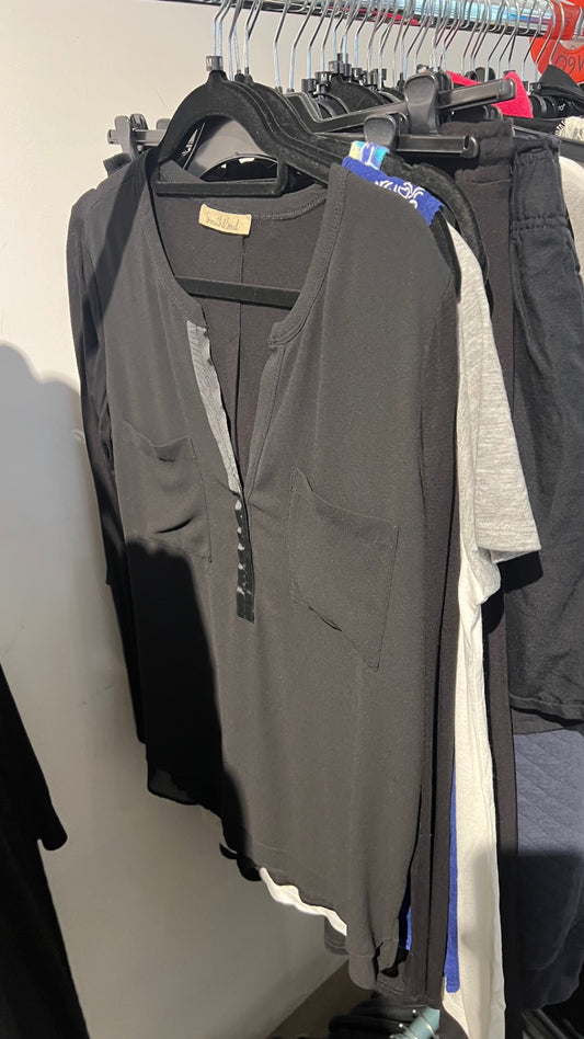 Smith & Soul Bluse Schwarz Gr.: M