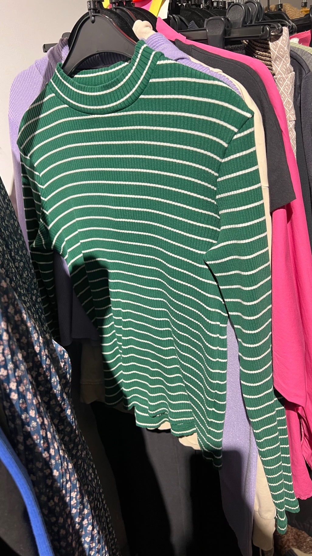 Uniqlo Langarmshirt Grün Gr.: S