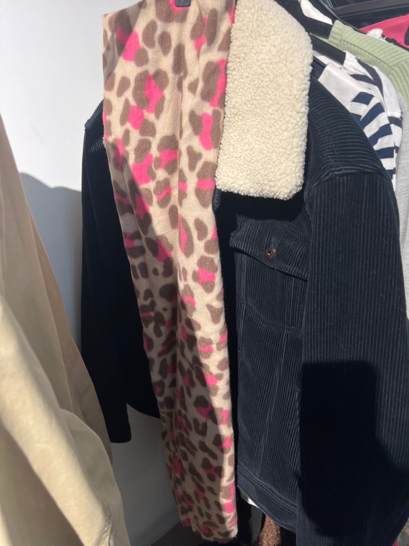 Viscose Schal Beige Pink 